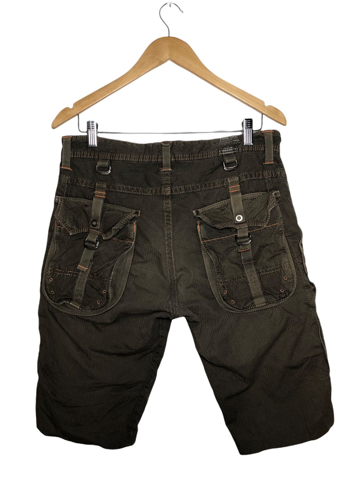 Edwin × If Six Was Nine × Japanese Brand Japanese Brand Edwin 505 khaki Cargo short pants Size US 32 / EU 48 - 2 Thumbnail