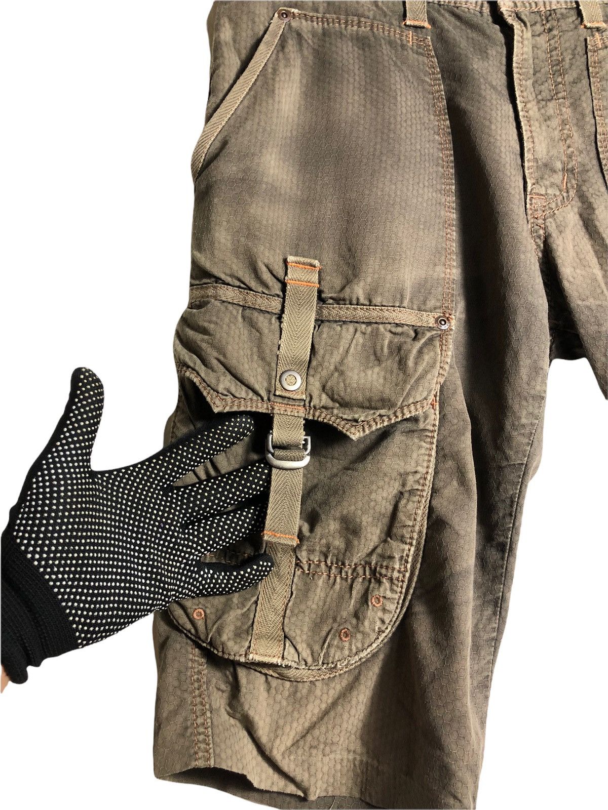 Edwin × If Six Was Nine × Japanese Brand Japanese Brand Edwin 505 khaki Cargo short pants Size US 32 / EU 48 - 4 Thumbnail