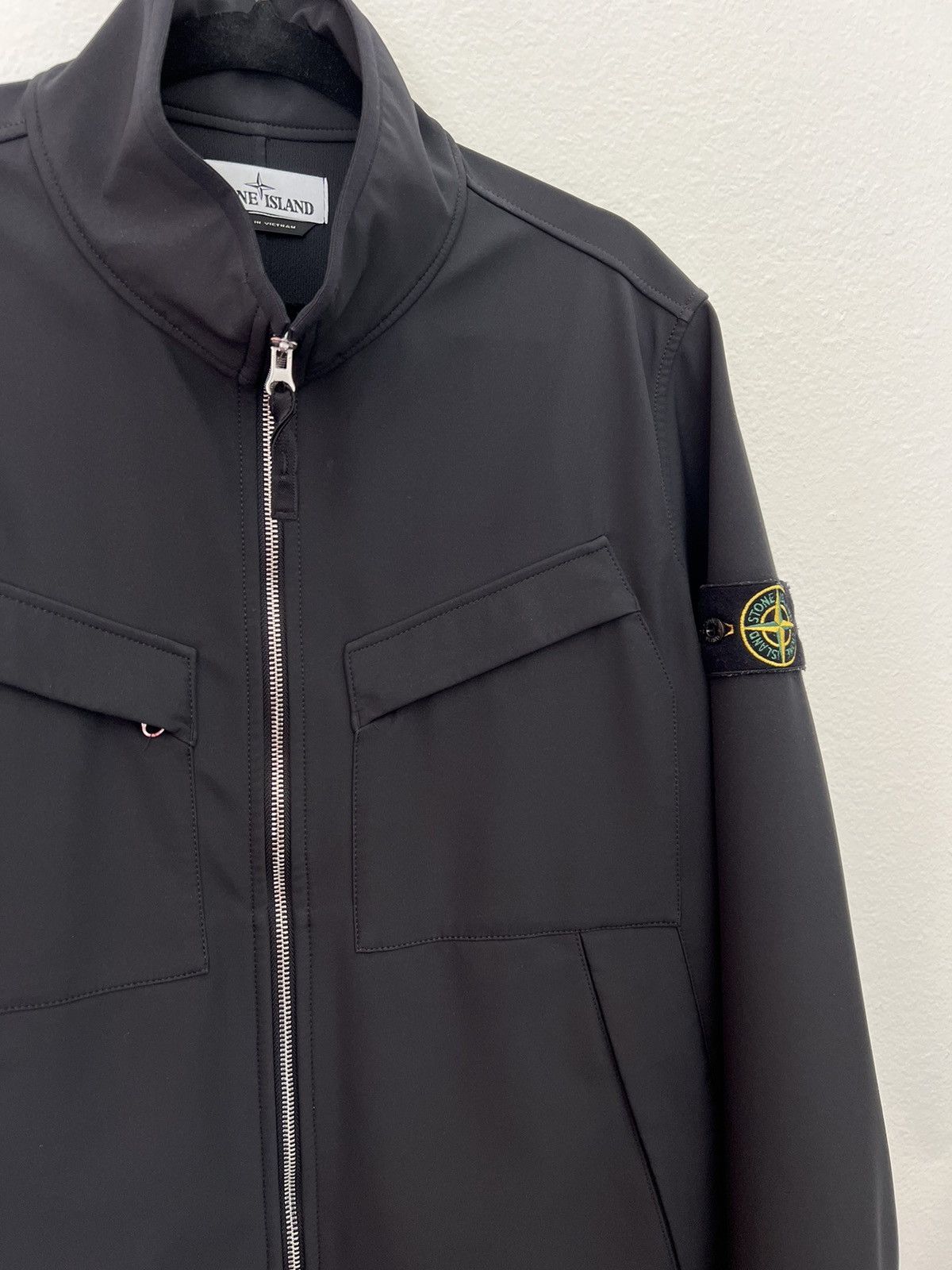 Stone Island Stone Island Black Light Soft Shell-R Jacket Size US L / EU 52-54 / 3 - 3 Thumbnail