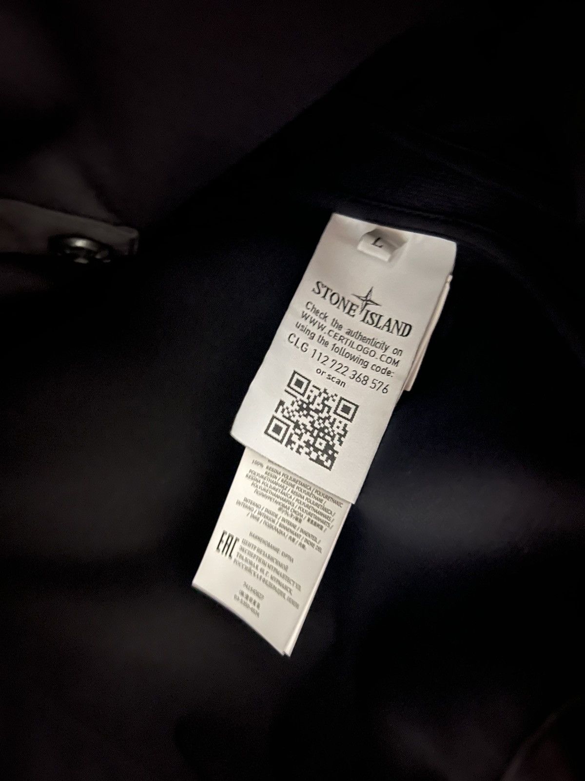 Stone Island Stone Island Black Light Soft Shell-R Jacket Size US L / EU 52-54 / 3 - 4 Thumbnail
