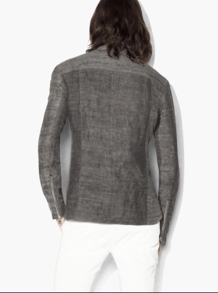 John Varvatos Linen Moto jacket. 54 Size US L / EU 52-54 / 3 - 2 Thumbnail