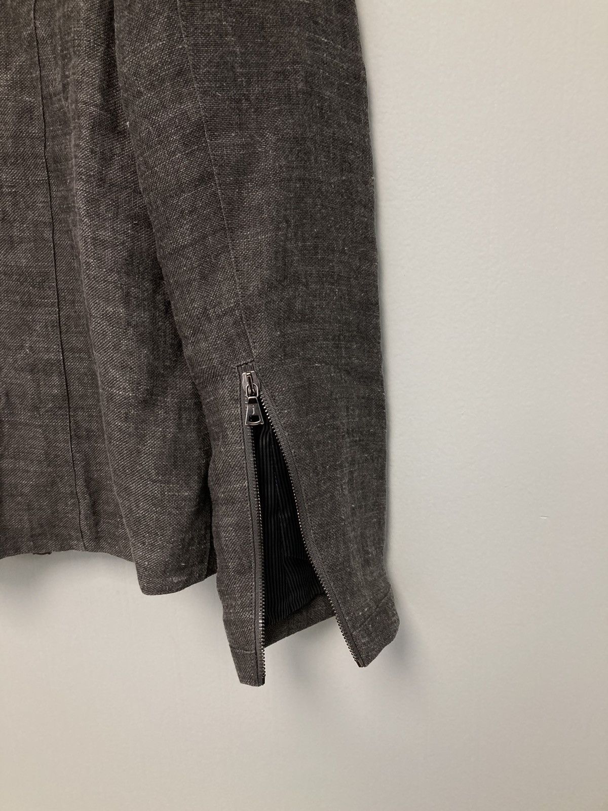John Varvatos Linen Moto jacket. 54 Size US L / EU 52-54 / 3 - 11 Thumbnail