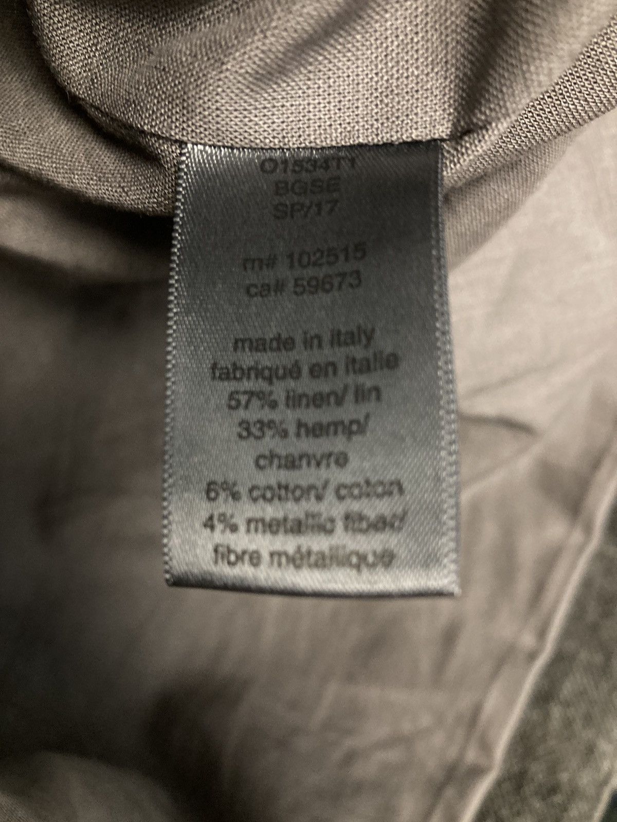John Varvatos Linen Moto jacket. 54 Size US L / EU 52-54 / 3 - 9 Thumbnail