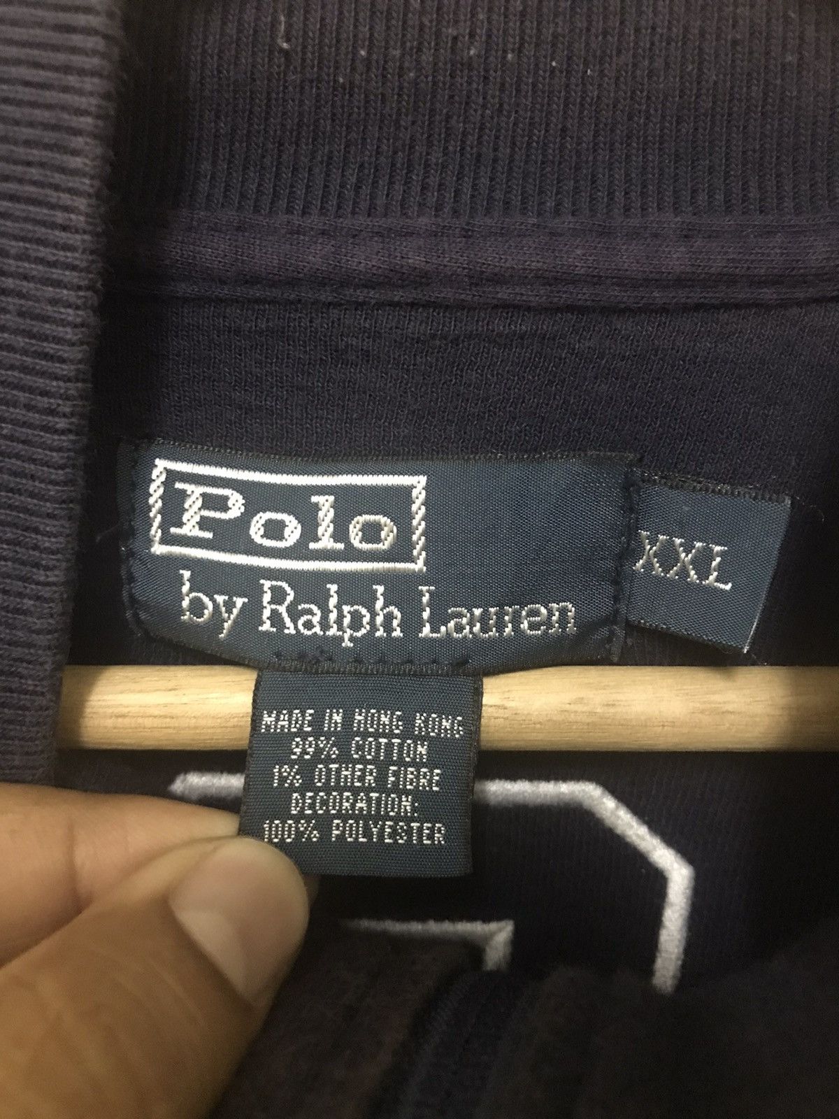 Polo Ralph Lauren × Ralph Lauren Vintage Polo Ralph Lauren United State Sweater Big Spellout Size US XXL / EU 58 / 5 - 14 Thumbnail