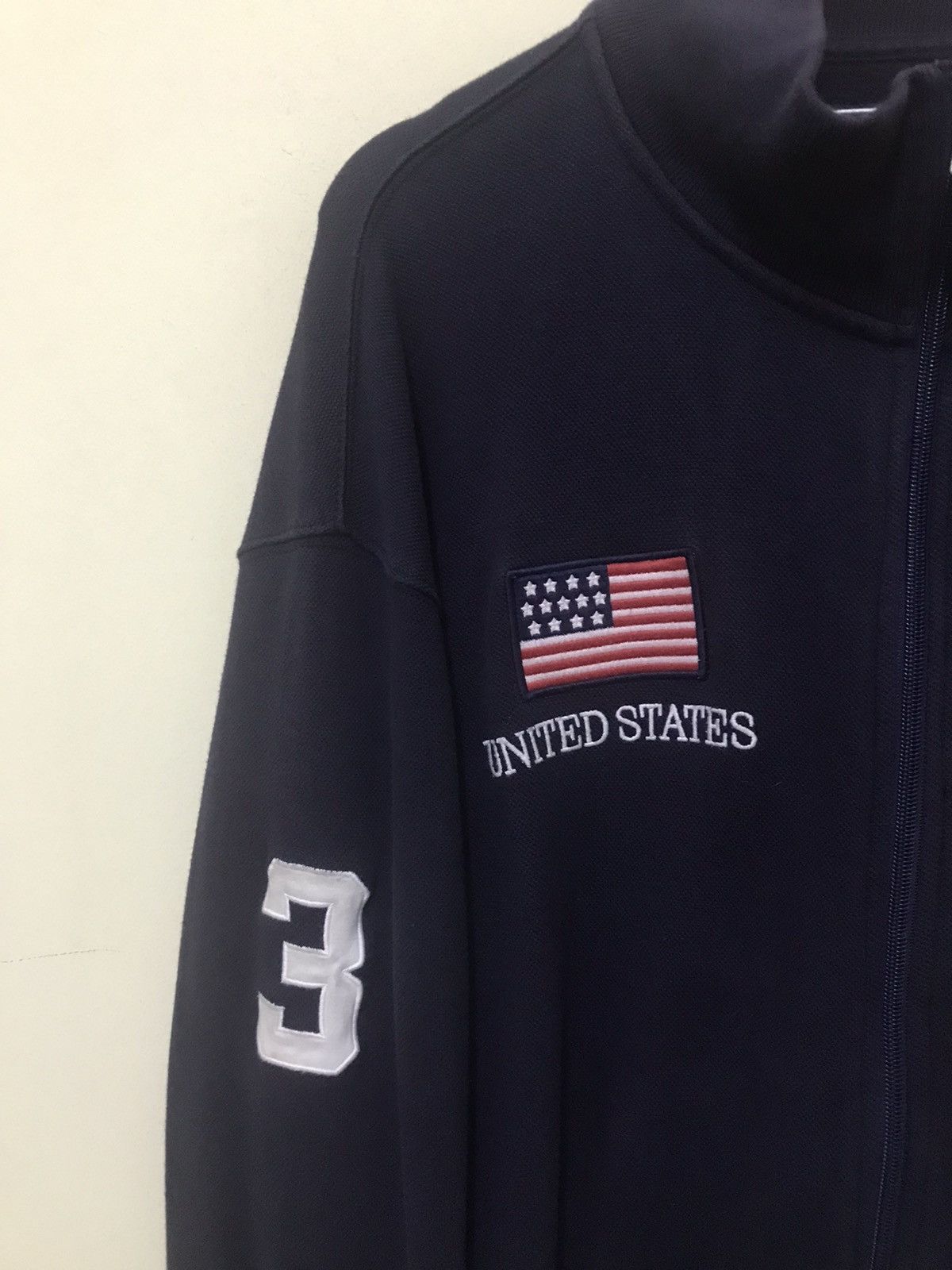 Polo Ralph Lauren × Ralph Lauren Vintage Polo Ralph Lauren United State Sweater Big Spellout Size US XXL / EU 58 / 5 - 8 Thumbnail