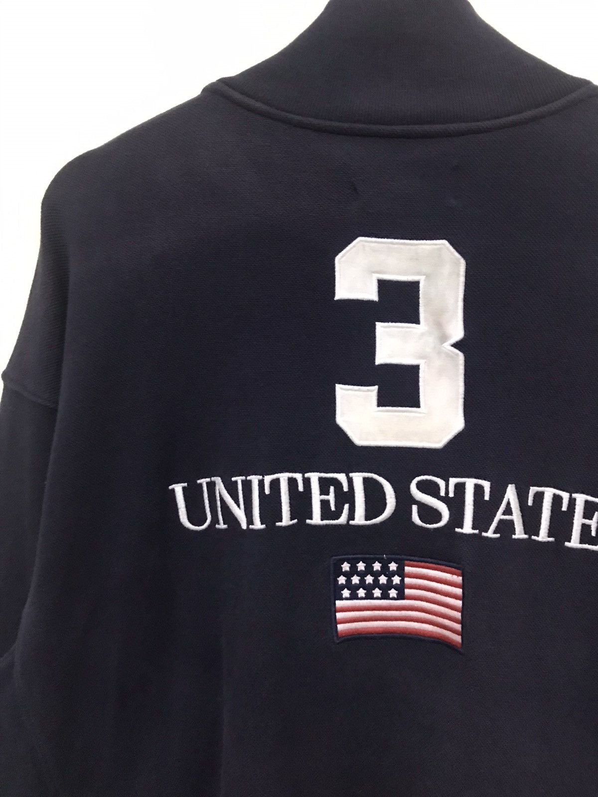 Polo Ralph Lauren × Ralph Lauren Vintage Polo Ralph Lauren United State Sweater Big Spellout Size US XXL / EU 58 / 5 - 10 Thumbnail