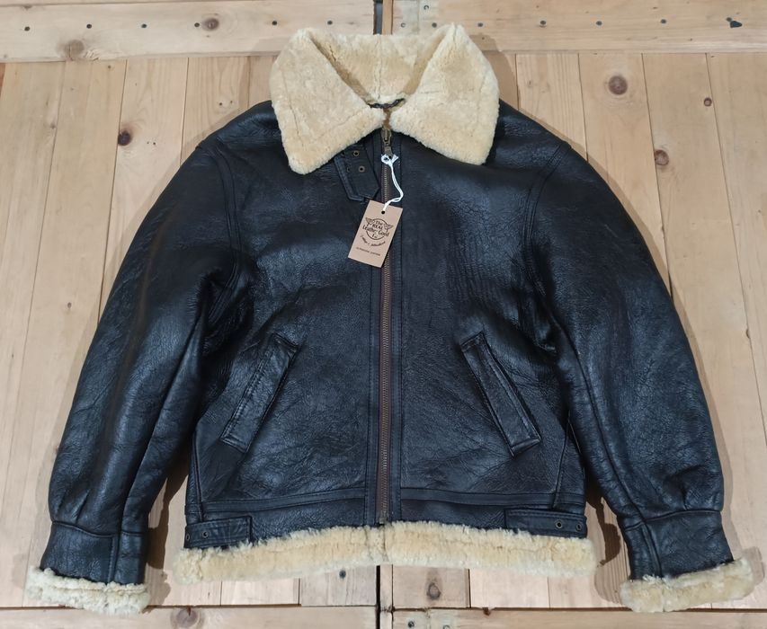 Leather Jacket ORIGINAL SHEARLING BY TEODEM LEATHER TYPE B3 FLIGHT