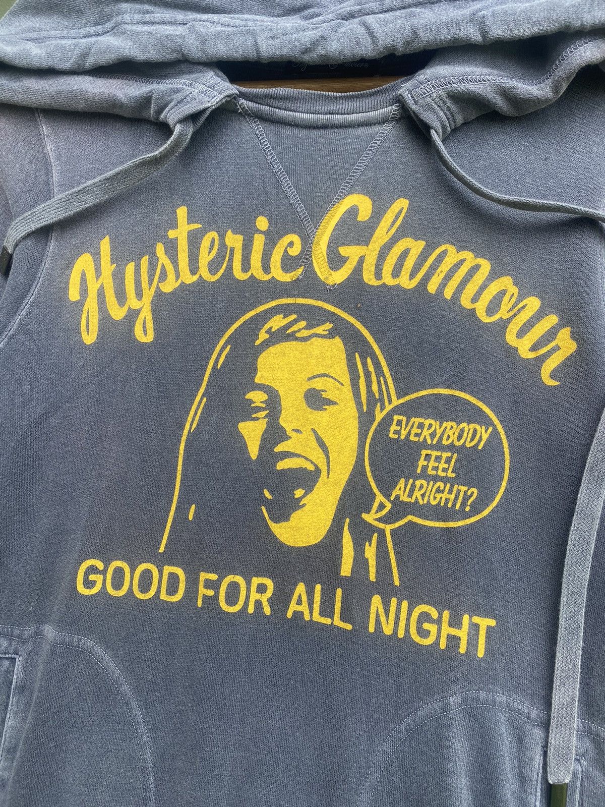 Hysteric Glamour × Japanese Brand 💦Hysteric Glamour Big Logo Long Hoodie Women Japan Size S / US 4 / IT 40 - 2 Thumbnail