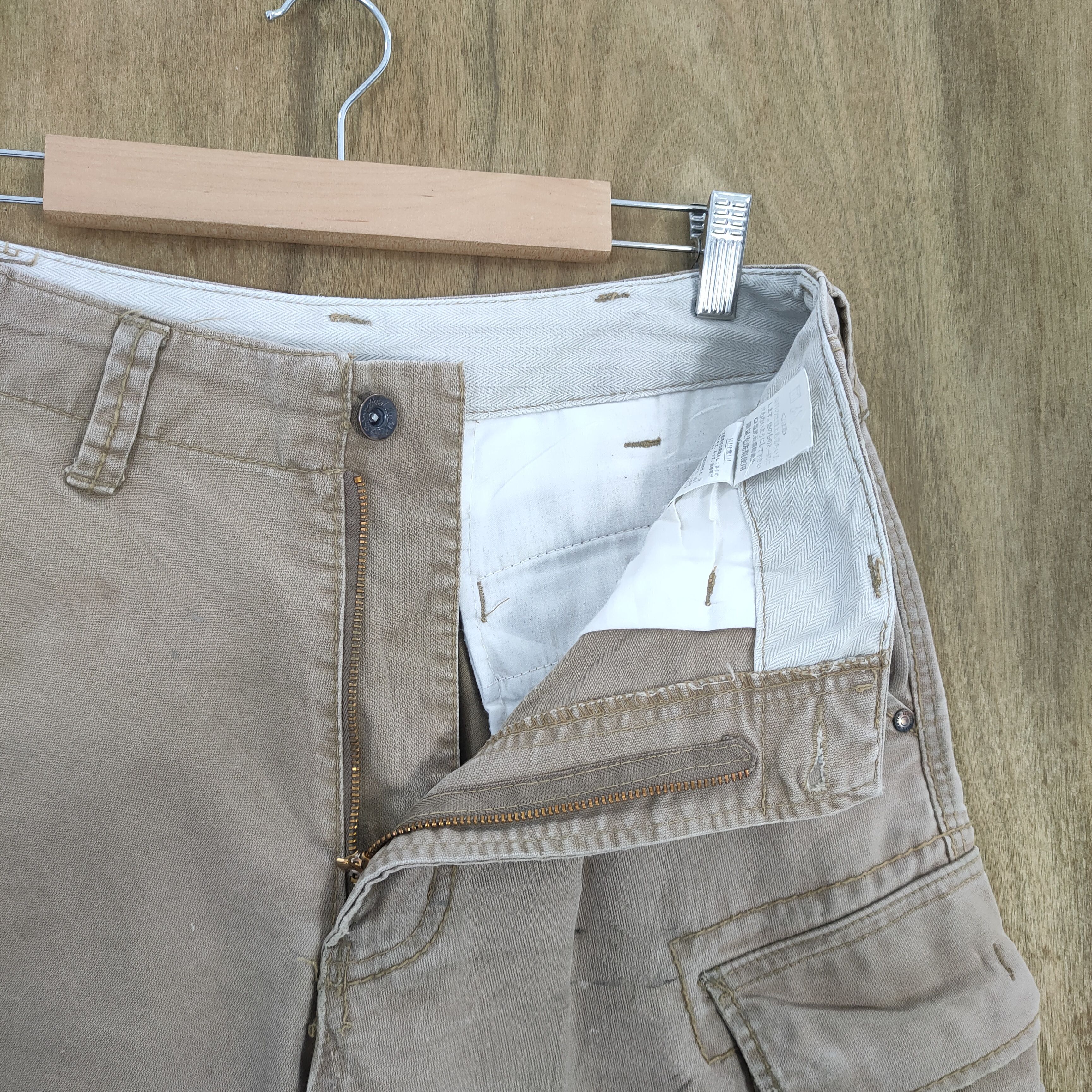 Japanese Brand EVENRIVER FADED WORKWEAR CARGO PANTS Size US 30 / EU 46 - 14 Thumbnail