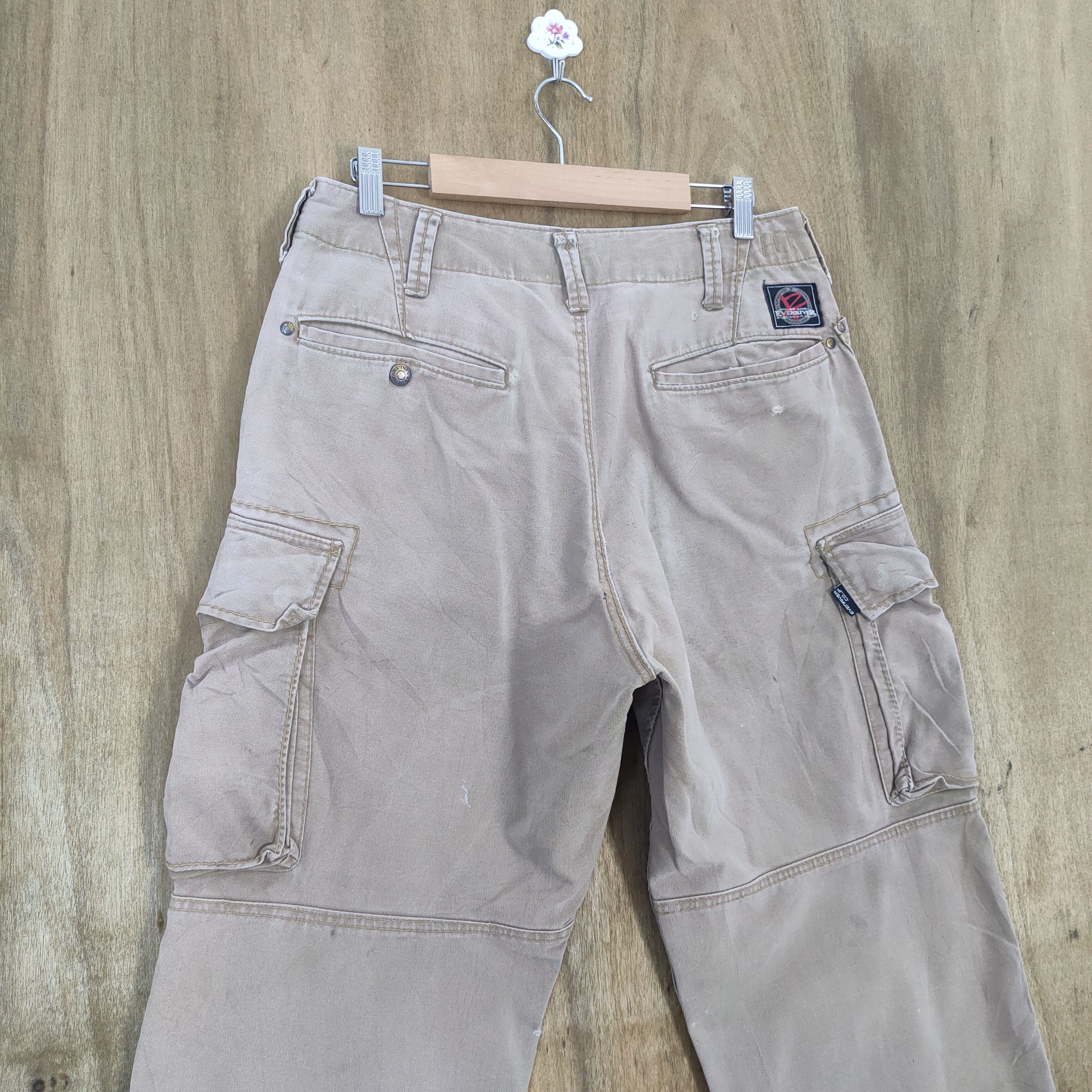 Japanese Brand EVENRIVER FADED WORKWEAR CARGO PANTS Size US 30 / EU 46 - 13 Thumbnail