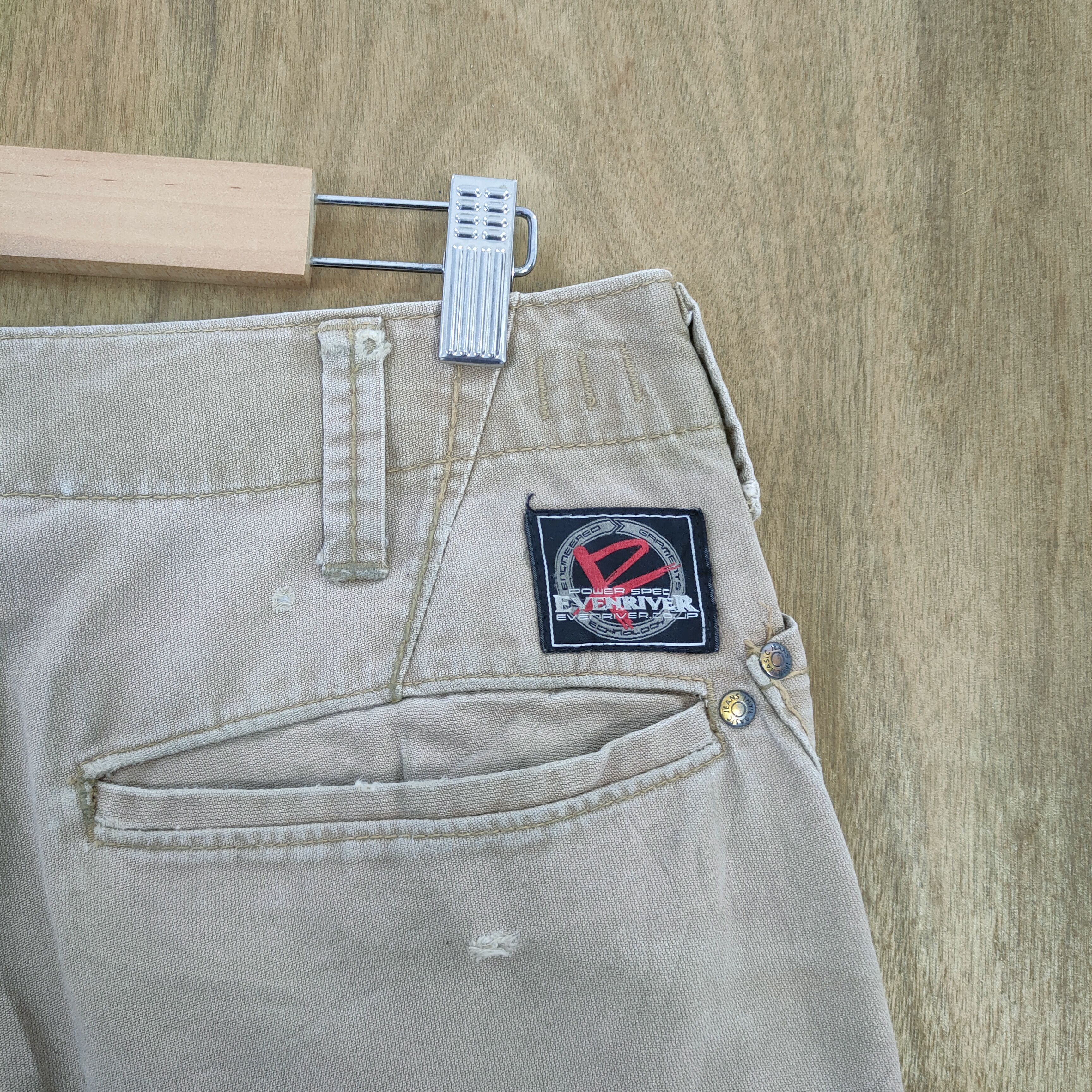 Japanese Brand EVENRIVER FADED WORKWEAR CARGO PANTS Size US 30 / EU 46 - 12 Thumbnail