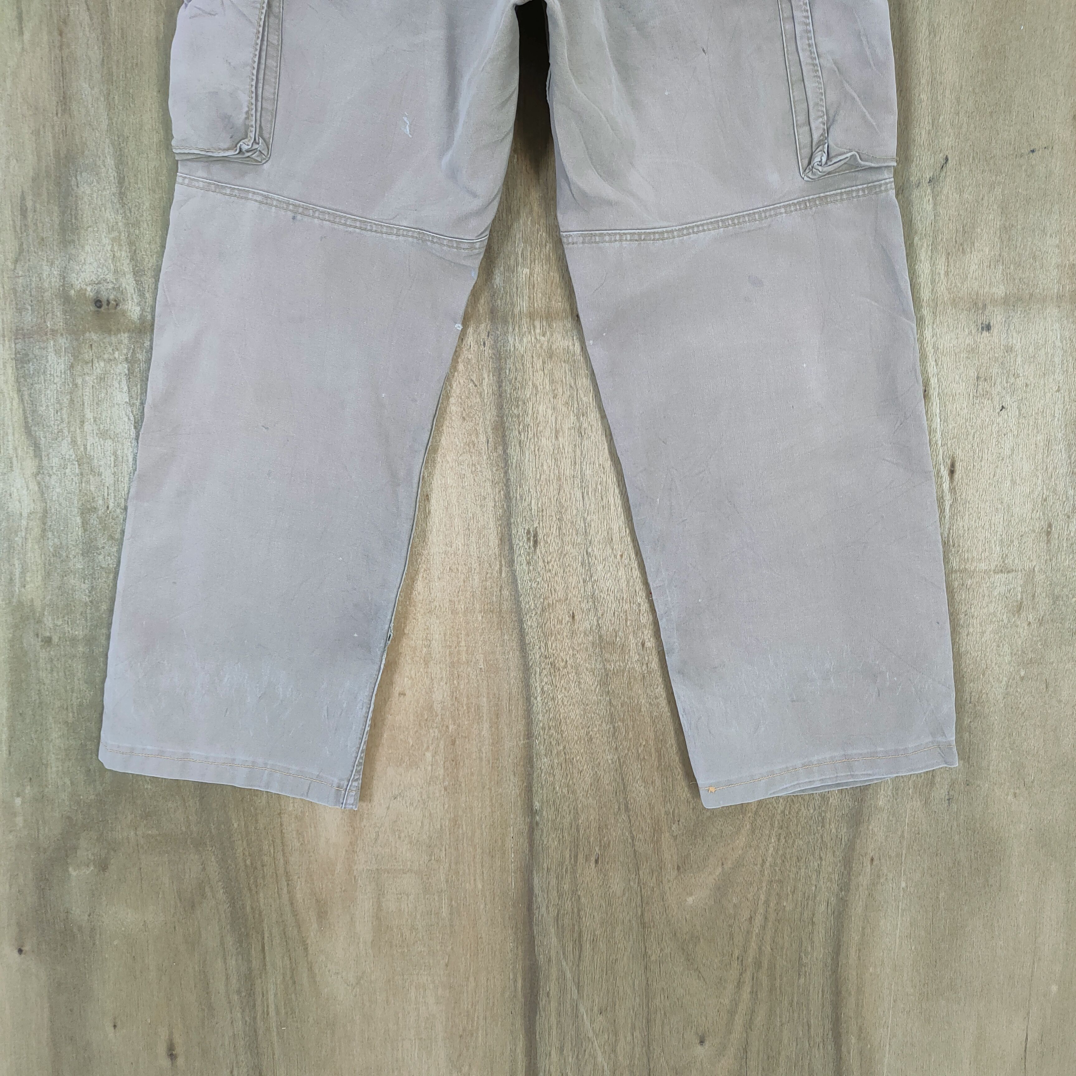 Japanese Brand EVENRIVER FADED WORKWEAR CARGO PANTS Size US 30 / EU 46 - 11 Thumbnail