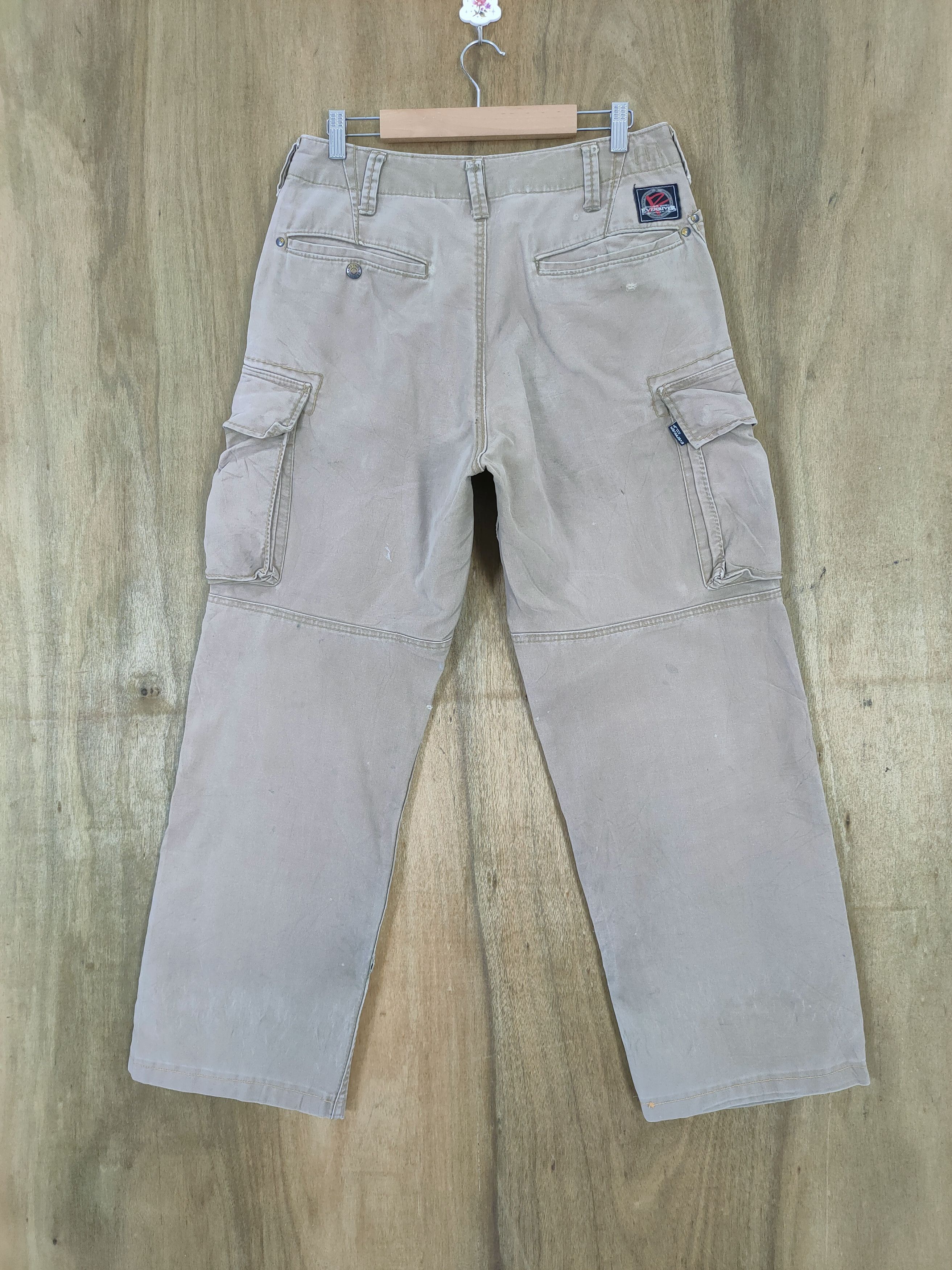 Japanese Brand EVENRIVER FADED WORKWEAR CARGO PANTS Size US 30 / EU 46 - 9 Thumbnail