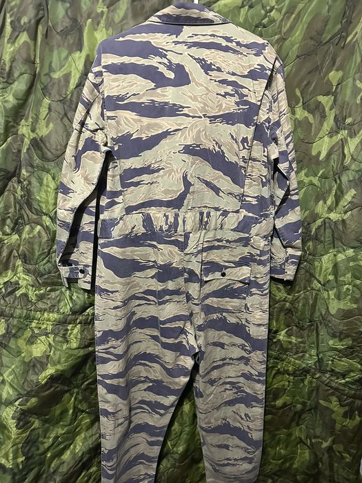 Maharishi MAHARISHI Advisor Gold “Suntanned” Tiger Stripe Flight Suit ...