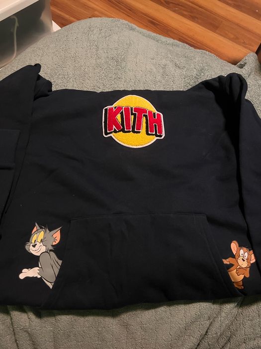 Kith Kith X Tom & Jerry Hoodie Black XL | Grailed