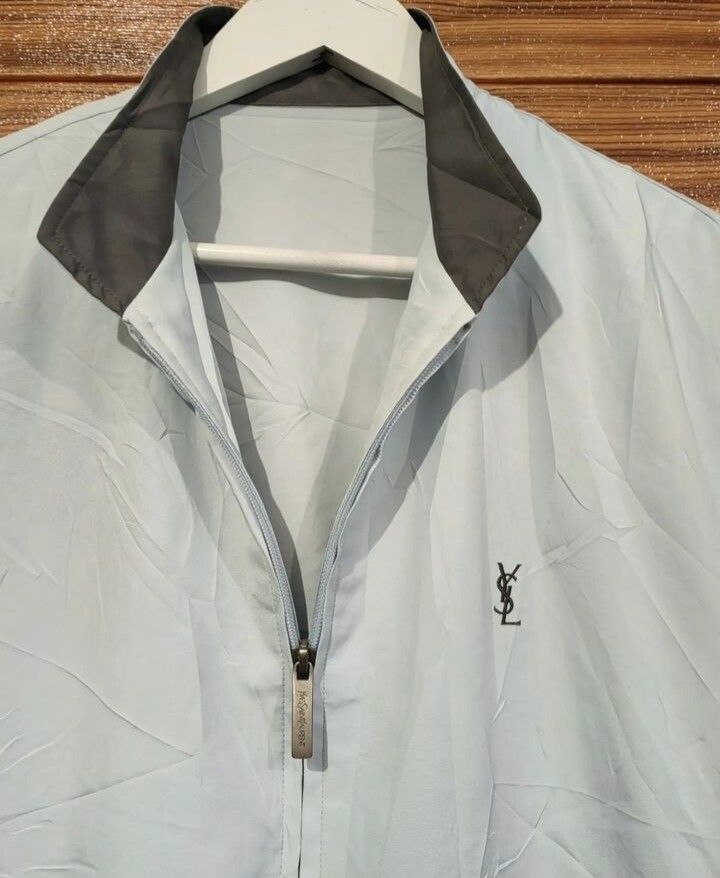 Vintage 💥light blue💥 yves Saint laurent jacket x ysl jacket Size US L / EU 52-54 / 3 - 1 Preview