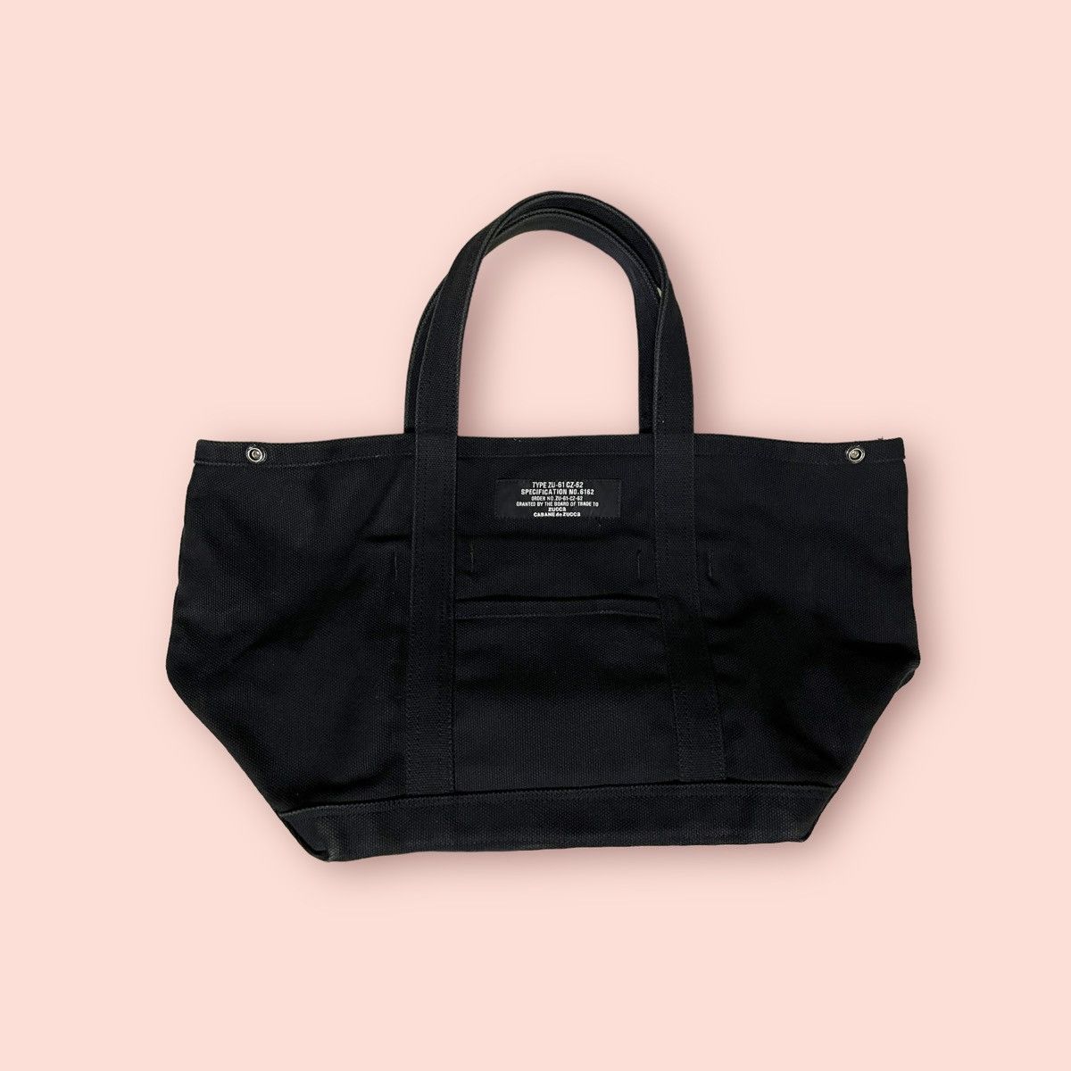 CABANE de ZUCCa × Issey Miyake × Japanese Brand RARE CABANE DE ZUCCA MIL DESIGN TOTE BAG Size ONE SIZE - 4 Thumbnail
