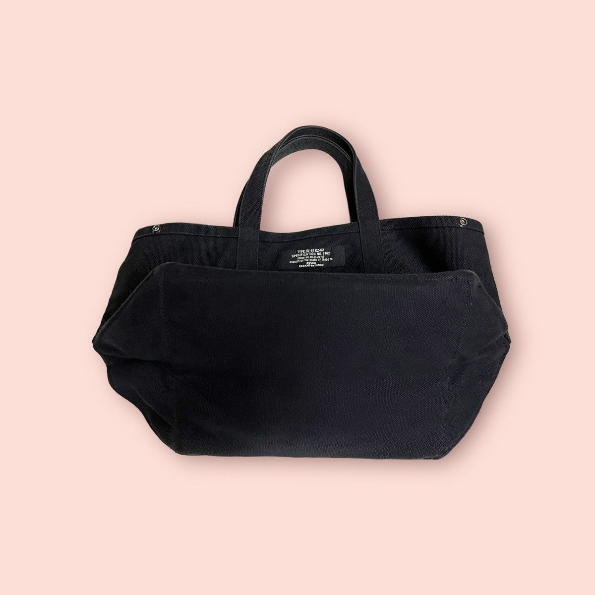 CABANE de ZUCCa × Issey Miyake × Japanese Brand RARE CABANE DE ZUCCA MIL DESIGN TOTE BAG Size ONE SIZE - 9 Thumbnail