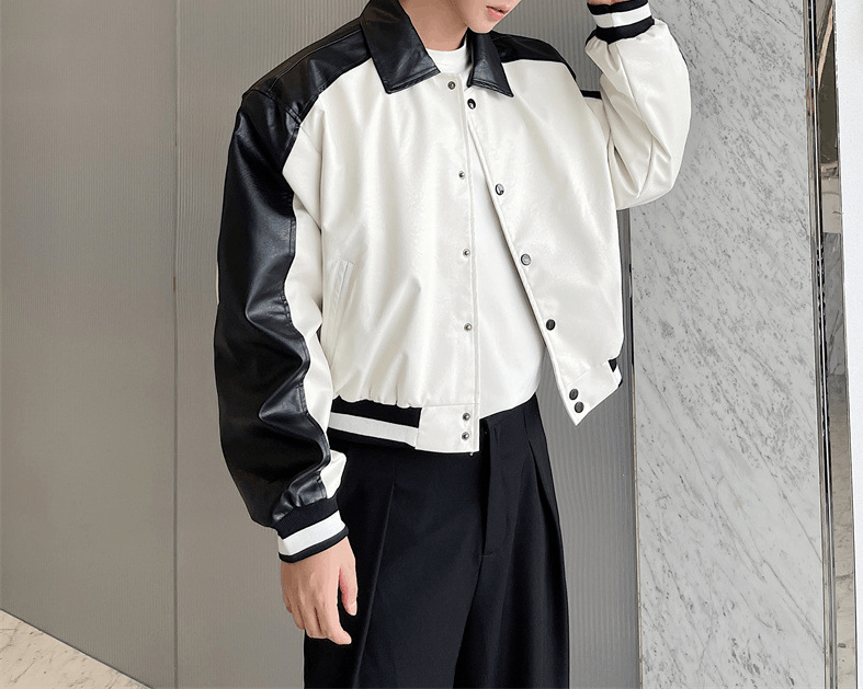 Two Tone Varsity Jacket