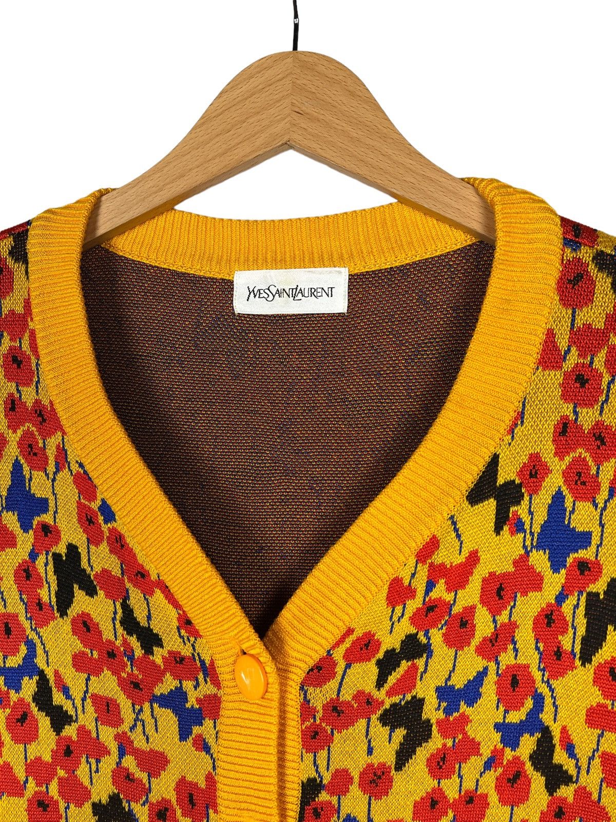 Vintage Yves Saint Laurent Short Sleeve Cardigan