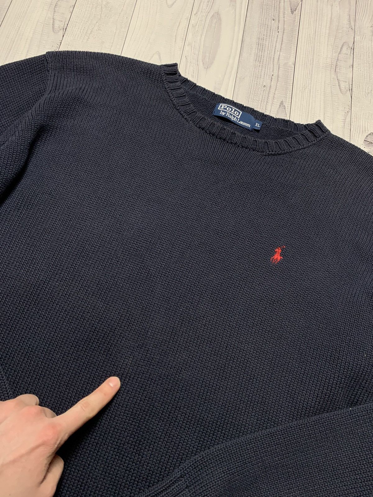 Ralph Lauren Vintage sweater knitted polo Ralph Lauren logo size XL Size US XL / EU 56 / 4 - 6 Thumbnail