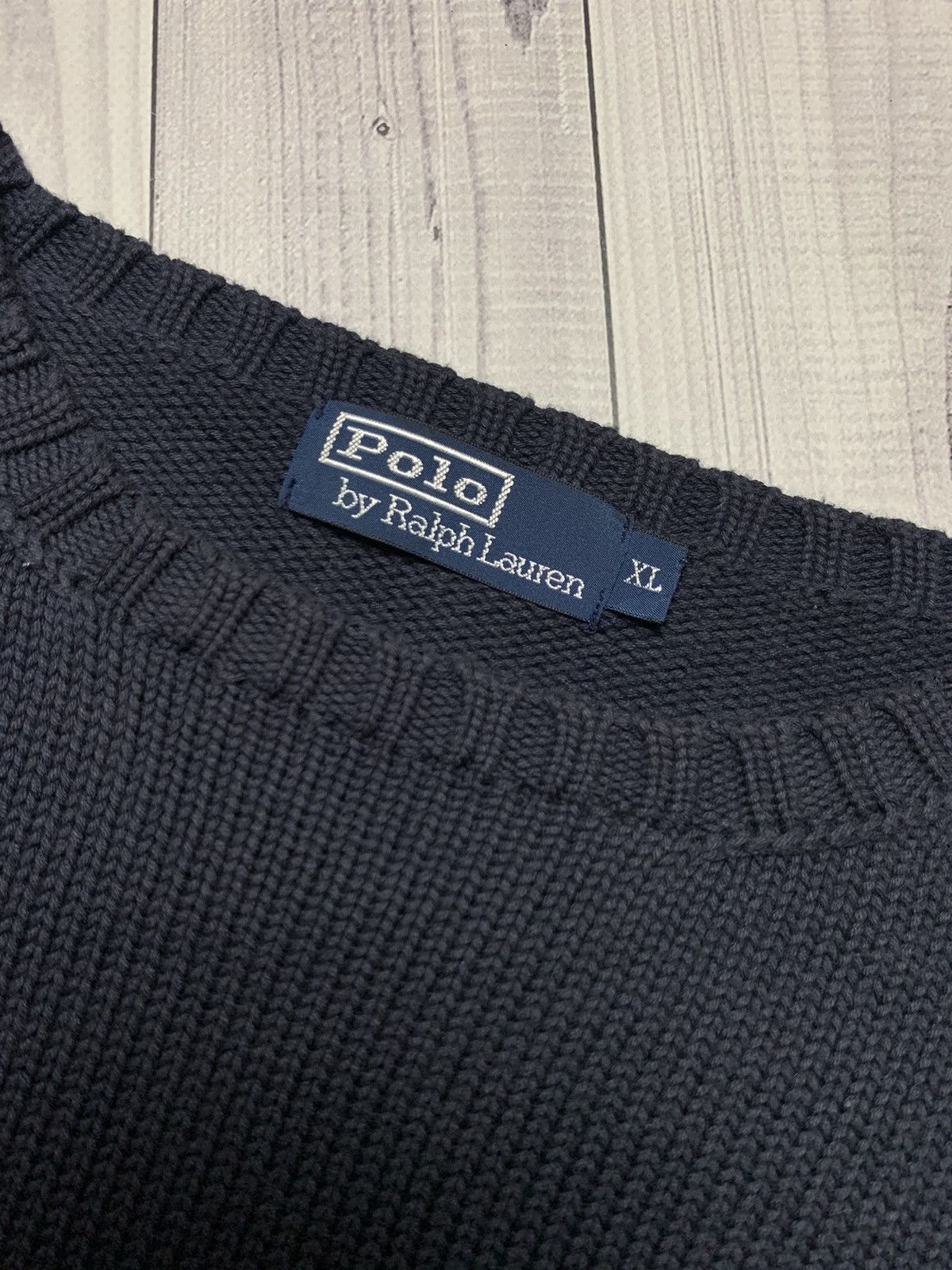 Ralph Lauren Vintage sweater knitted polo Ralph Lauren logo size XL Size US XL / EU 56 / 4 - 3 Thumbnail