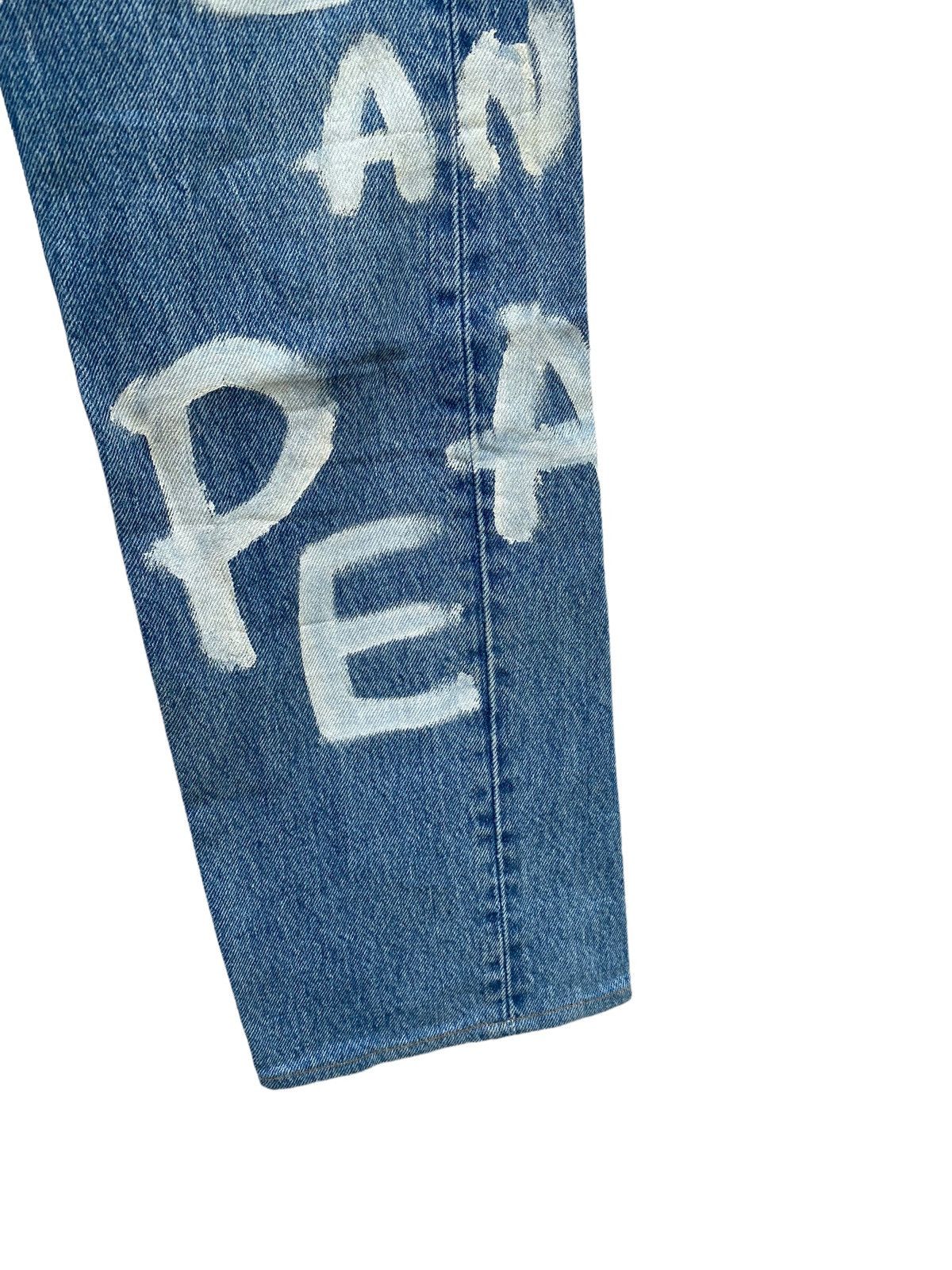 Levi's Vintage Levis 501 distessed painted custom jeans Size US 28 / EU 44 - 8 Thumbnail