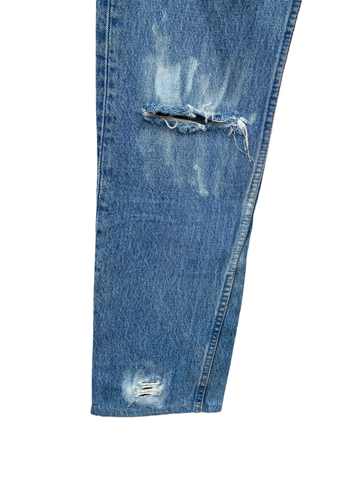 Levi's Vintage Levis 501 distessed painted custom jeans Size US 28 / EU 44 - 7 Thumbnail