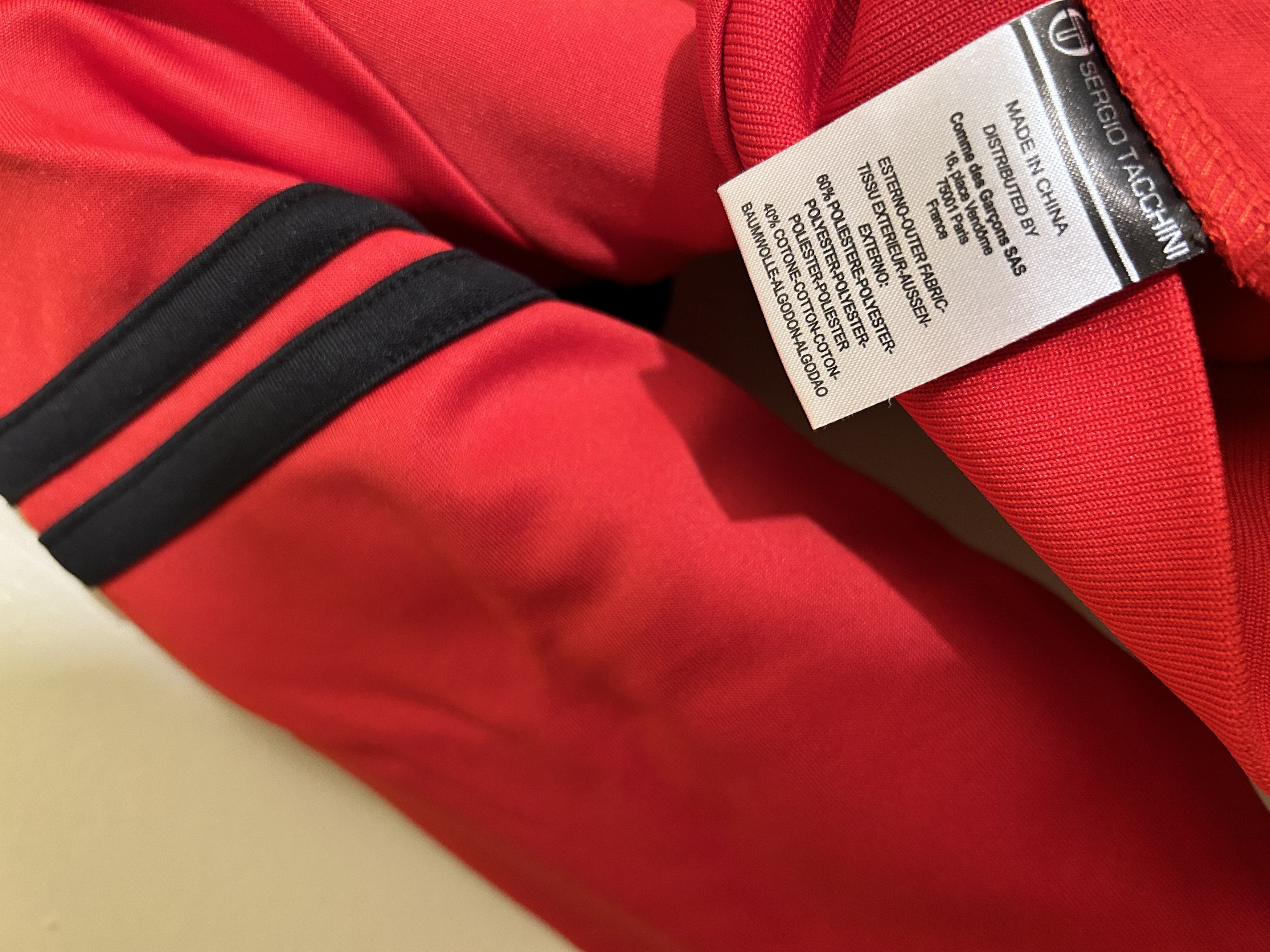 Gosha Rubchinskiy × Sergio Tacchini Red Logo Track Jacket SS17 DS ORION Size US L / EU 52-54 / 3 - 4 Thumbnail