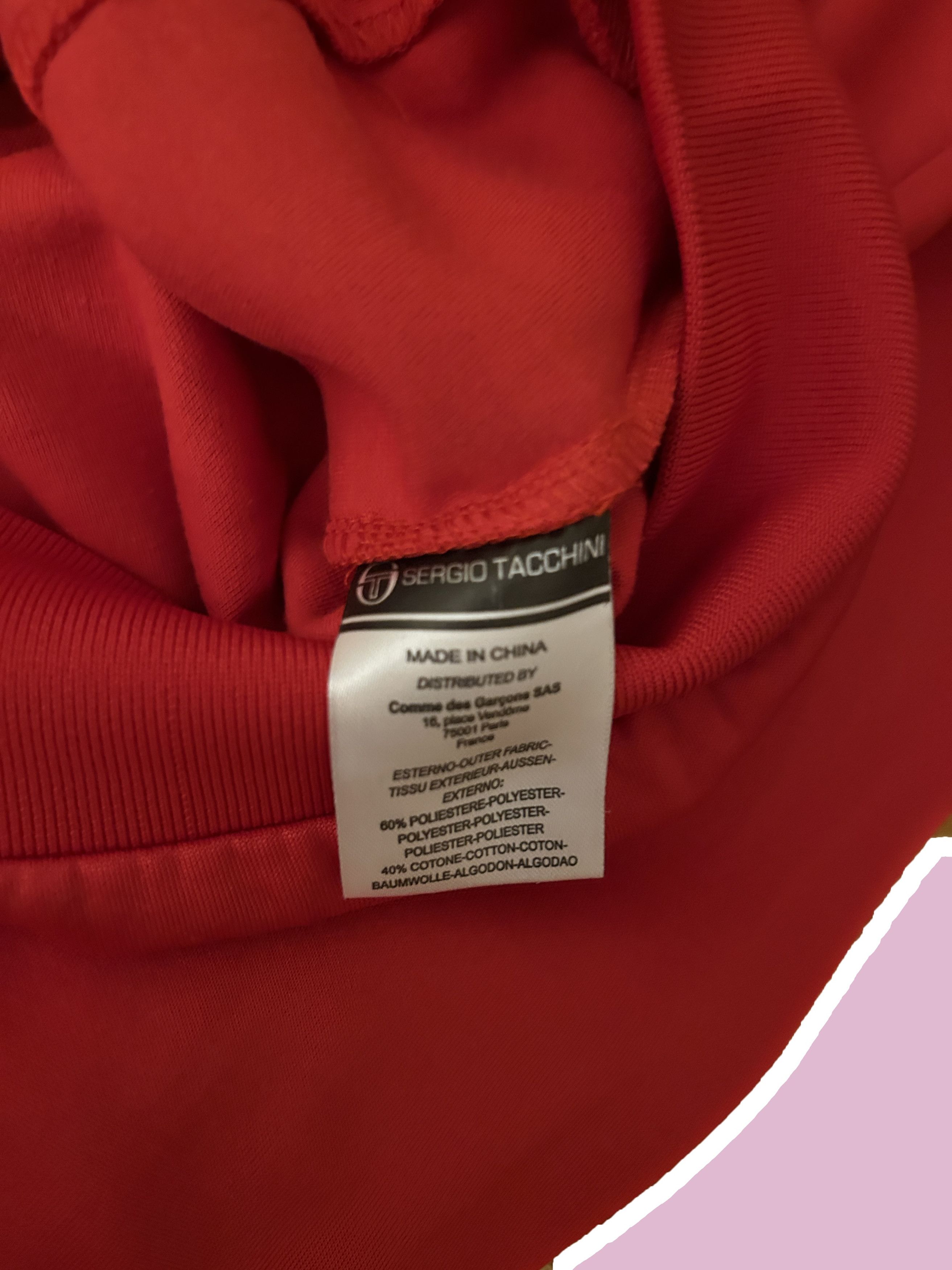 Gosha Rubchinskiy × Sergio Tacchini Red Logo Track Jacket SS17 DS ORION Size US L / EU 52-54 / 3 - 9 Thumbnail