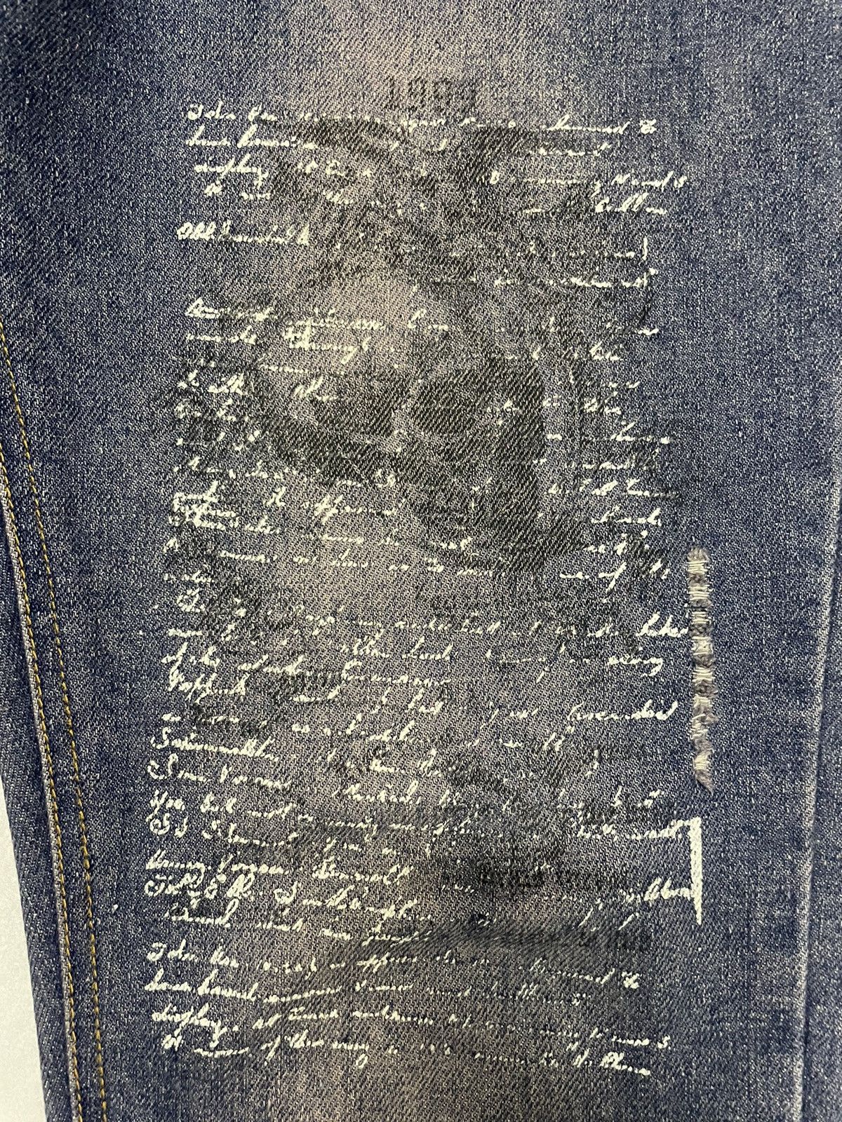 If Six Was Nine Vintage In The Attic Japan Punk Jeans Size US 33 - 4 Thumbnail