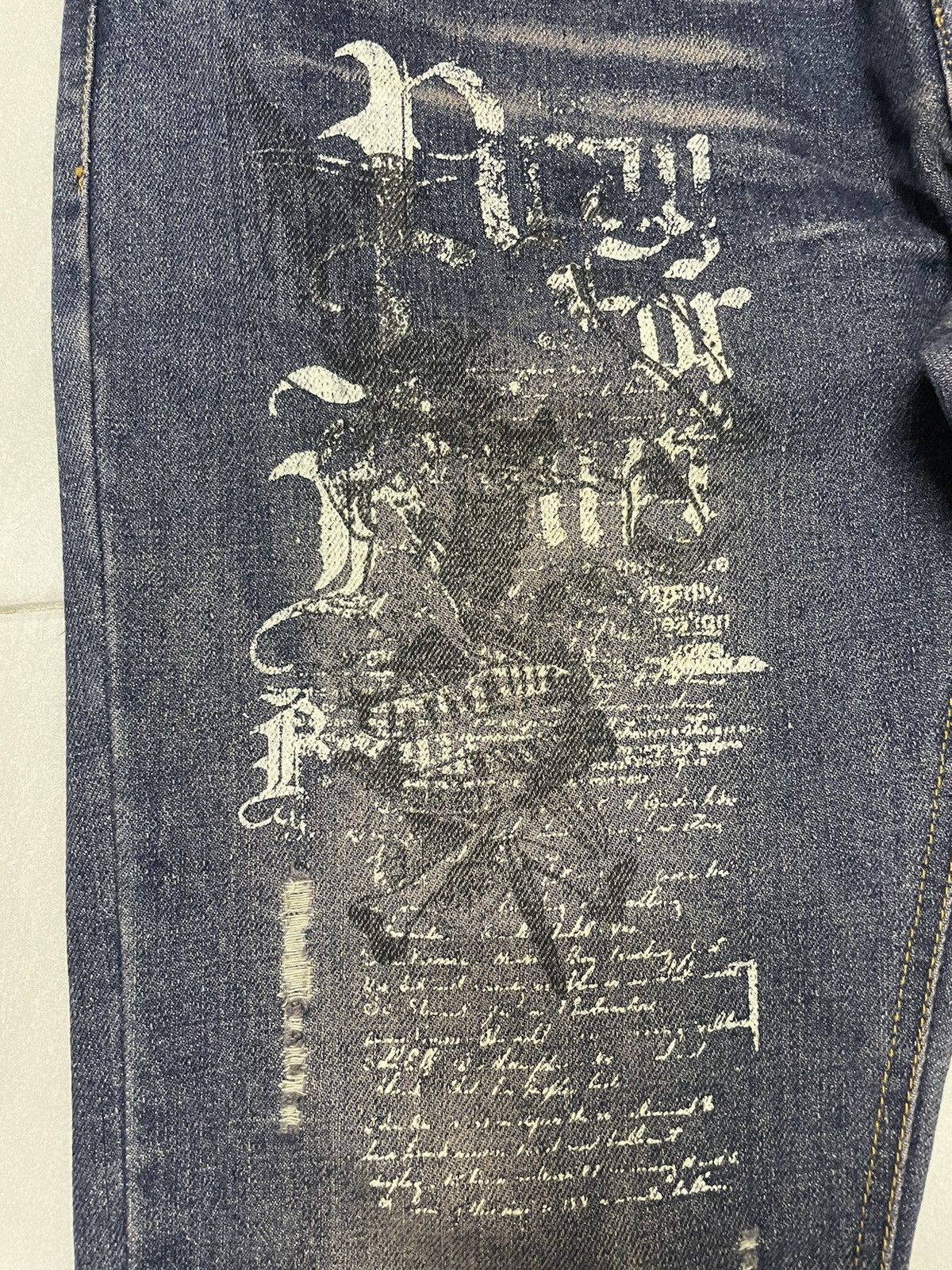 If Six Was Nine Vintage In The Attic Japan Punk Jeans Size US 33 - 5 Thumbnail