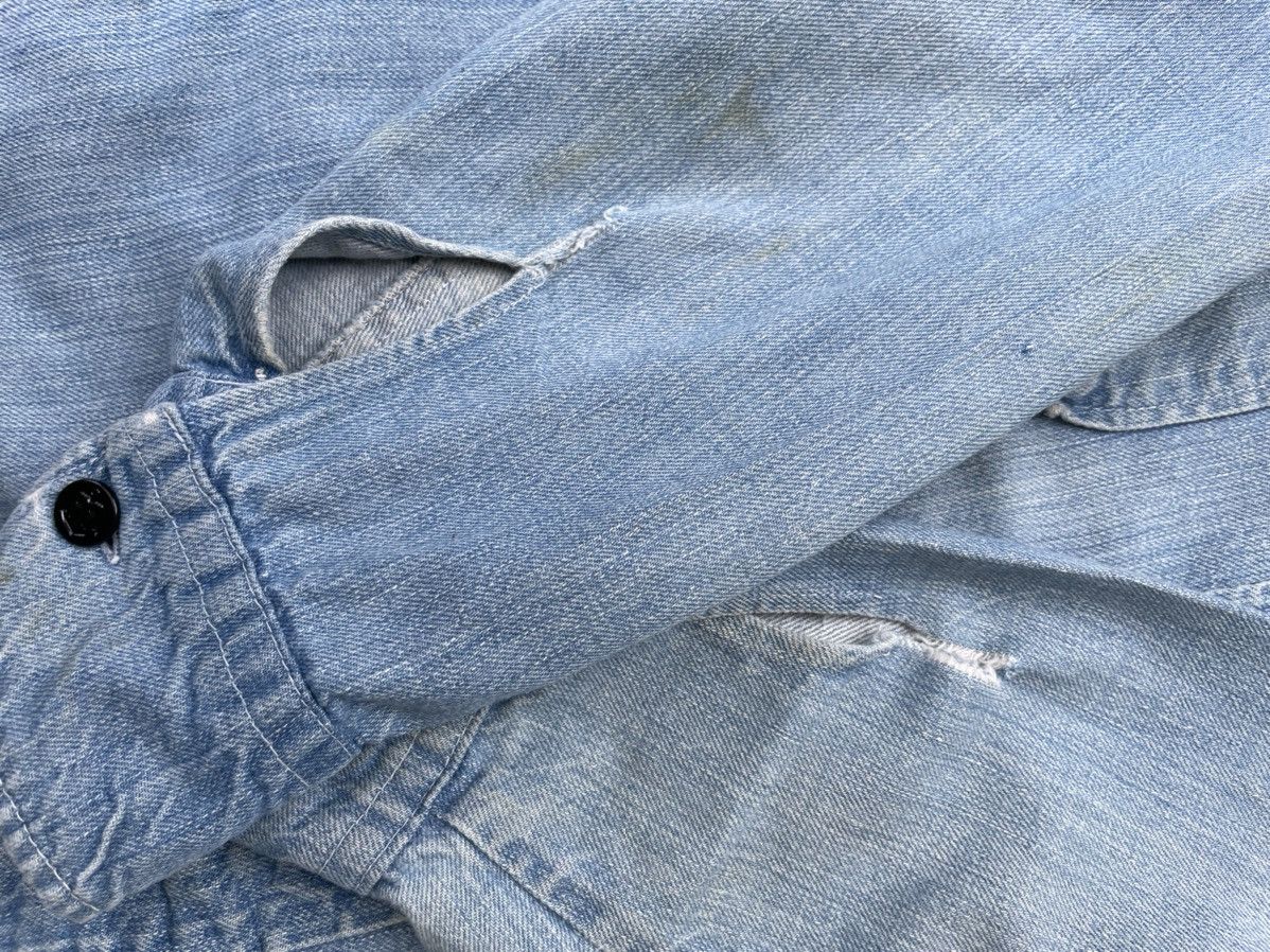 If Six Was Nine Vintage USN Denim Work Shirt Size US M / EU 48-50 / 2 - 12 Thumbnail