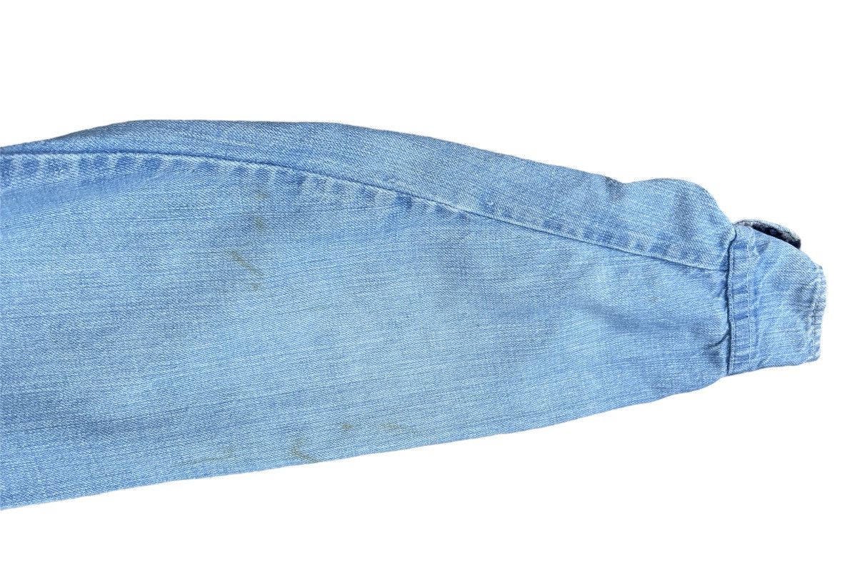 If Six Was Nine Vintage USN Denim Work Shirt Size US M / EU 48-50 / 2 - 6 Thumbnail