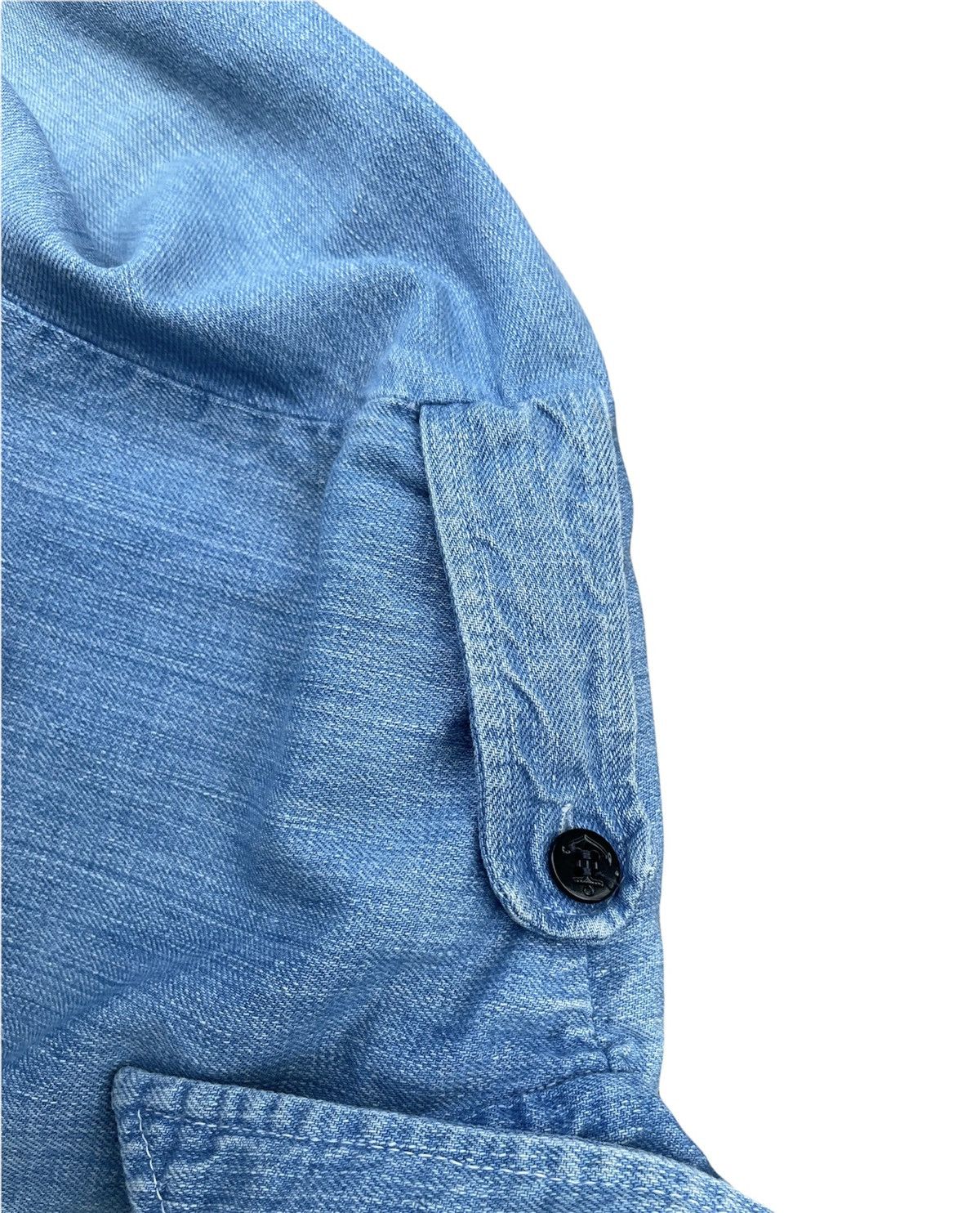 If Six Was Nine Vintage USN Denim Work Shirt Size US M / EU 48-50 / 2 - 5 Thumbnail