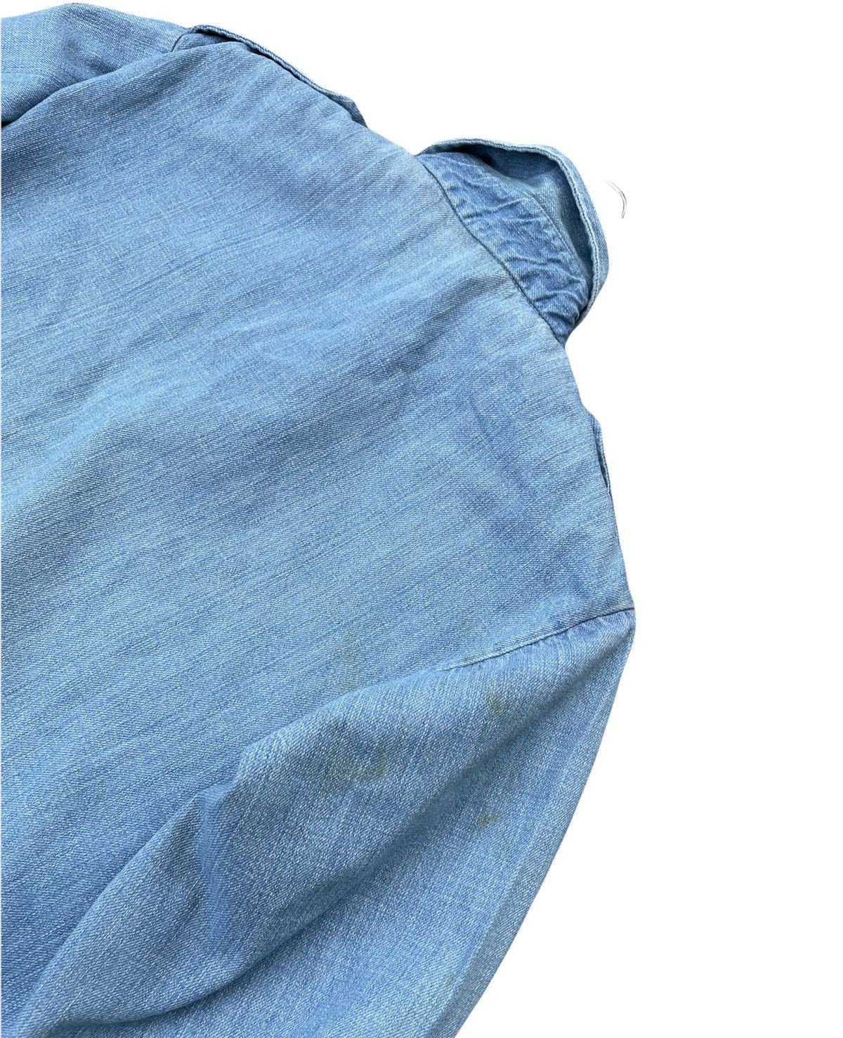 If Six Was Nine Vintage USN Denim Work Shirt Size US M / EU 48-50 / 2 - 8 Thumbnail