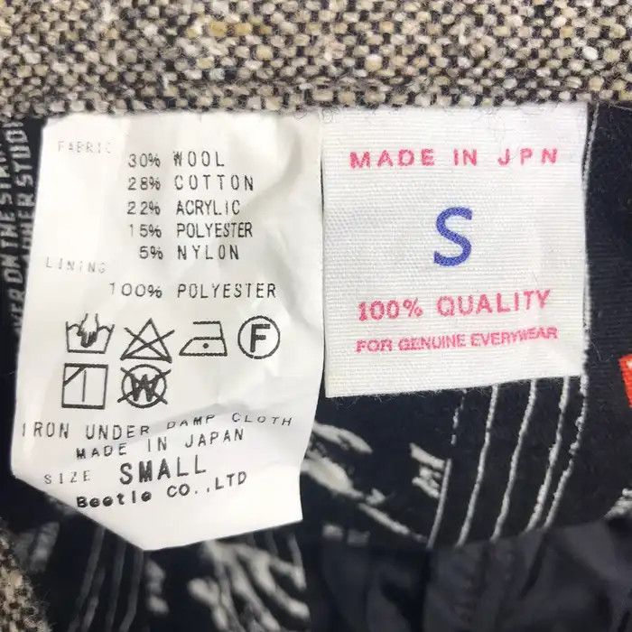 Vintage AHE’ HEE Genuine Made Japan Brand Wool Casual TrousersPant Size US 30 / EU 46 - 4 Thumbnail