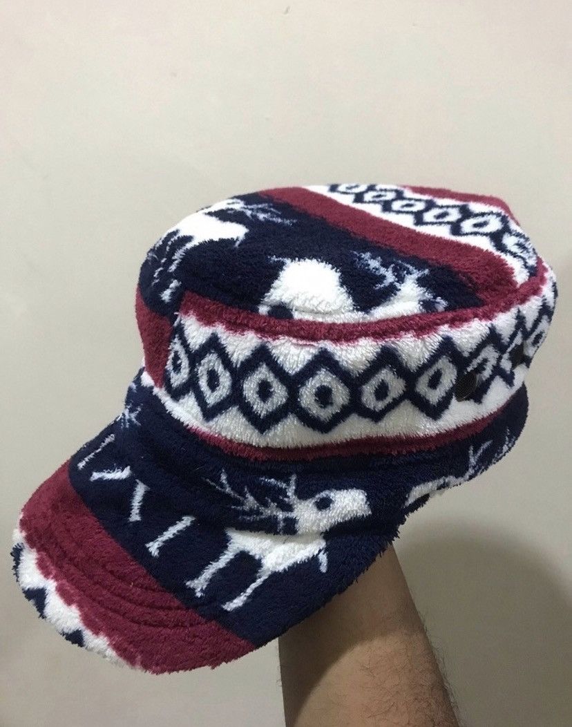 Japanese Brand Unique Fleece Winter Hat Size ONE SIZE - 1 Thumbnail