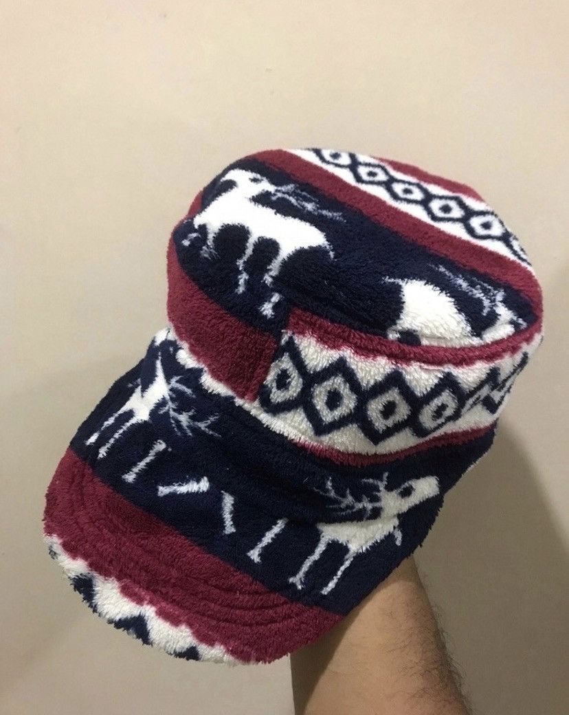 Japanese Brand Unique Fleece Winter Hat Size ONE SIZE - 2 Thumbnail