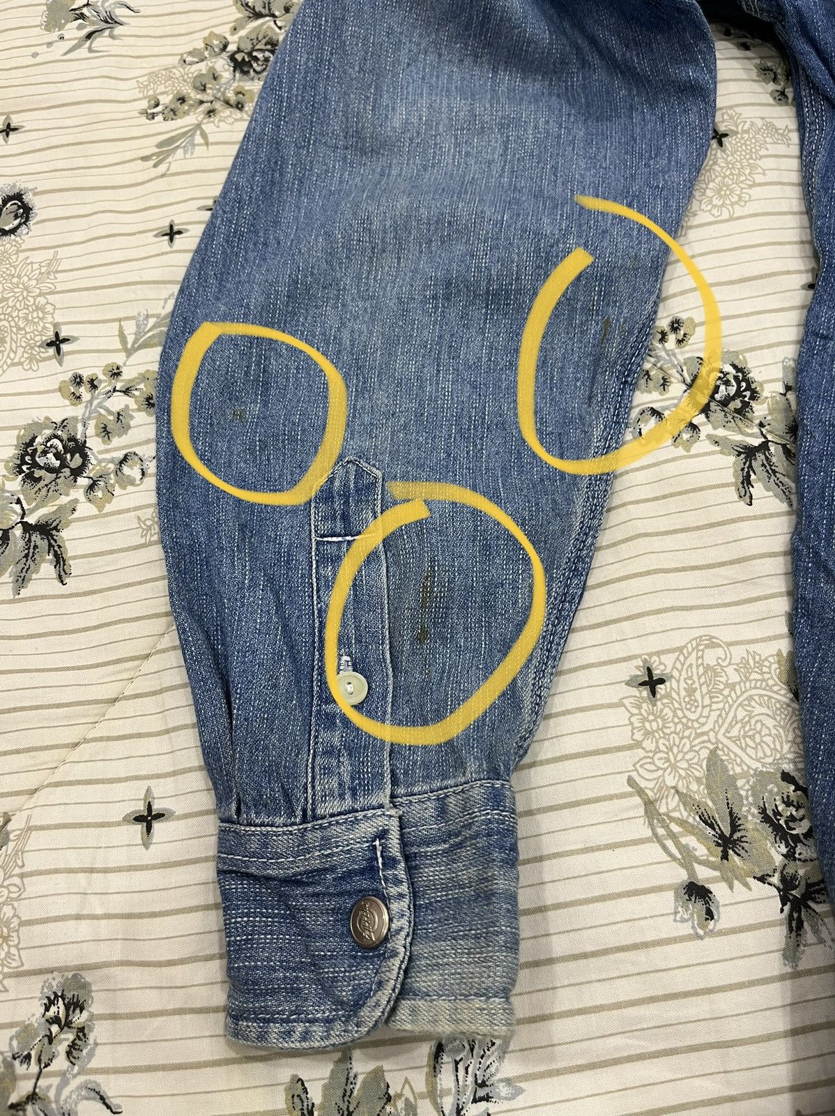 Japanese Brand (Gg). ZIPPERS DENIM COLAR SHIRTS Size US L / EU 52-54 / 3 - 9 Thumbnail