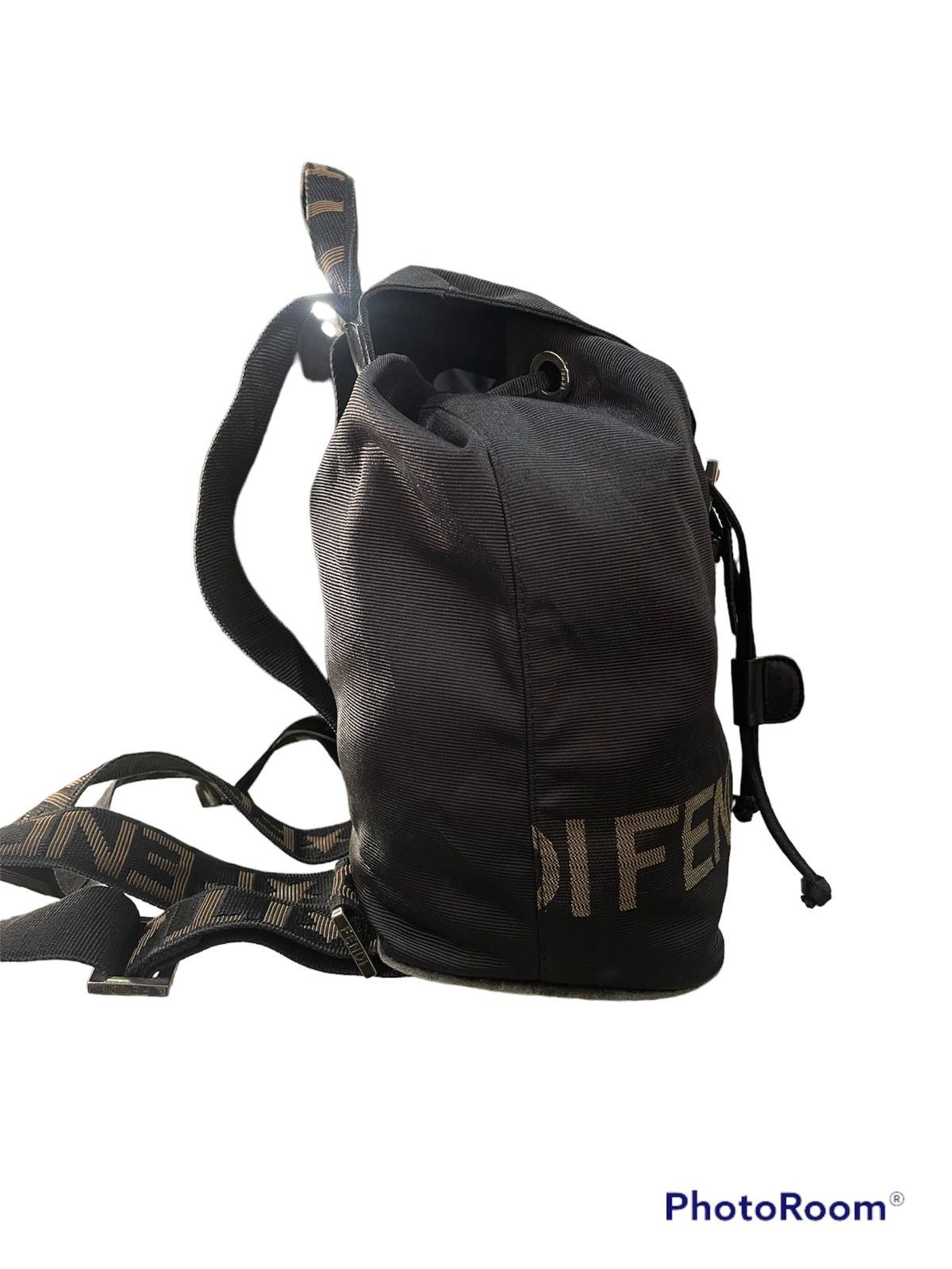 Designer × Fendi × Vintage Roma 1925 Backpack-bag Black X Brown Backpack Size ONE SIZE - 4 Thumbnail