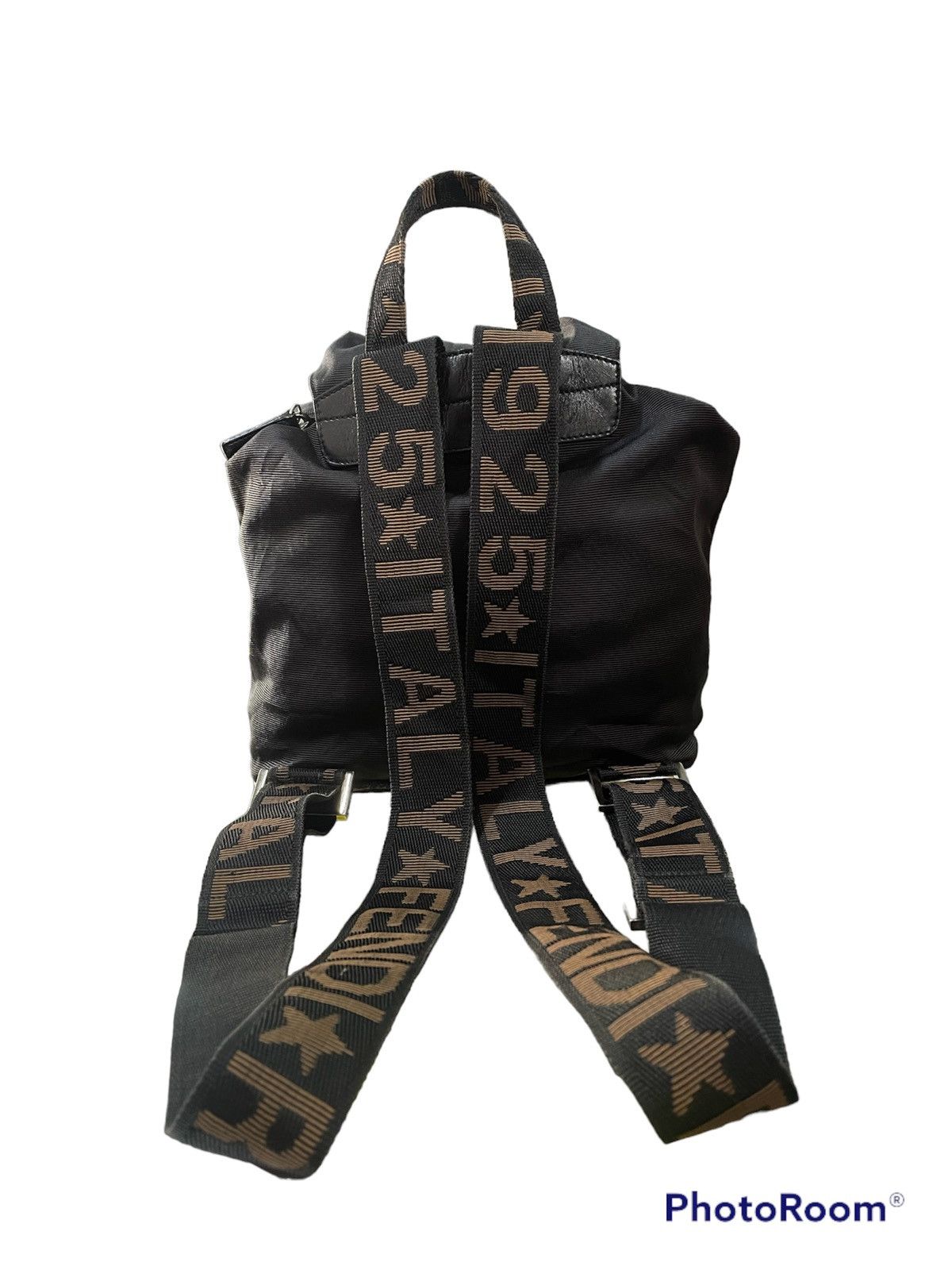 Designer × Fendi × Vintage Roma 1925 Backpack-bag Black X Brown Backpack Size ONE SIZE - 3 Thumbnail