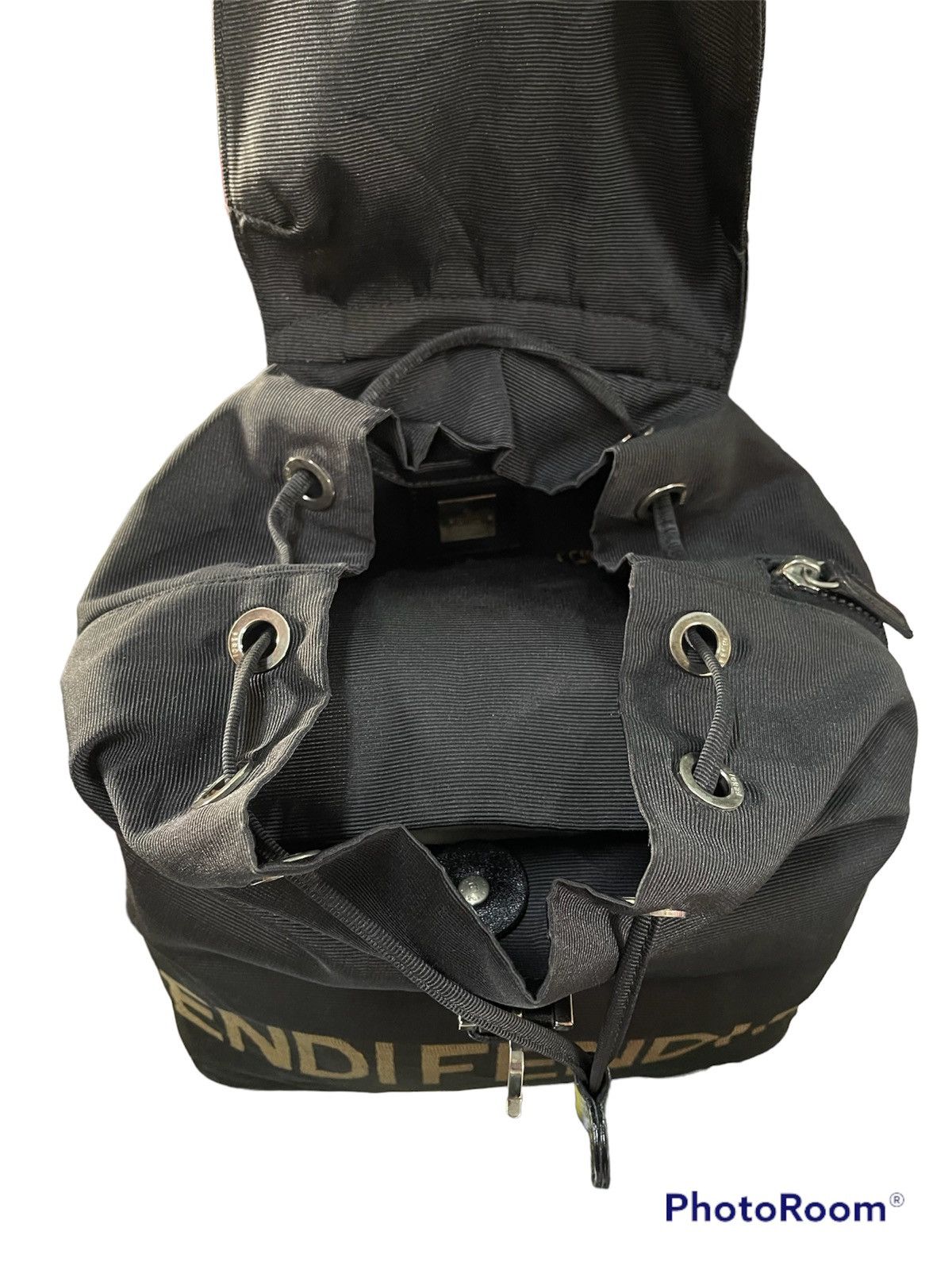 Designer × Fendi × Vintage Roma 1925 Backpack-bag Black X Brown Backpack Size ONE SIZE - 9 Thumbnail