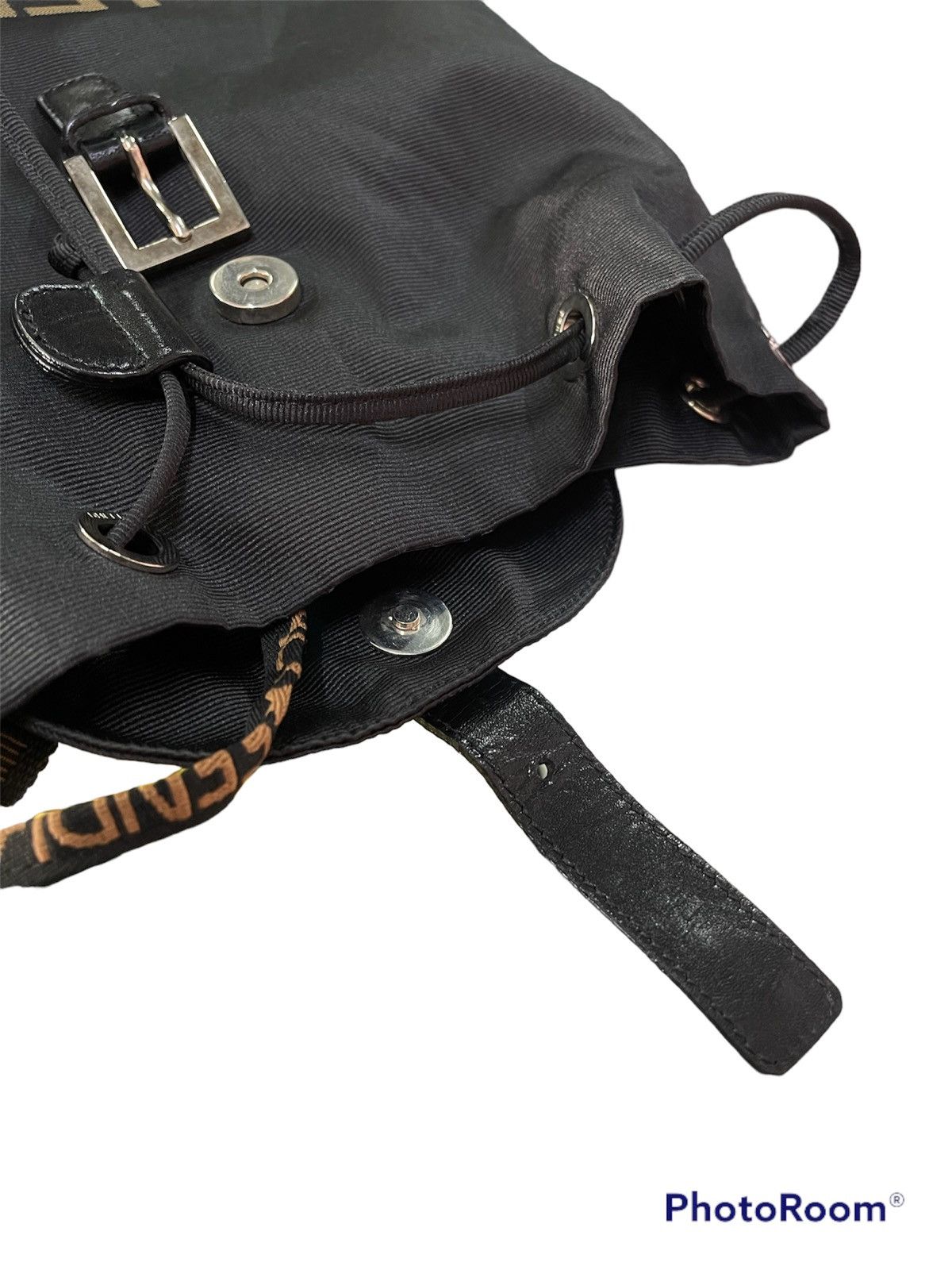 Designer × Fendi × Vintage Roma 1925 Backpack-bag Black X Brown Backpack Size ONE SIZE - 14 Thumbnail
