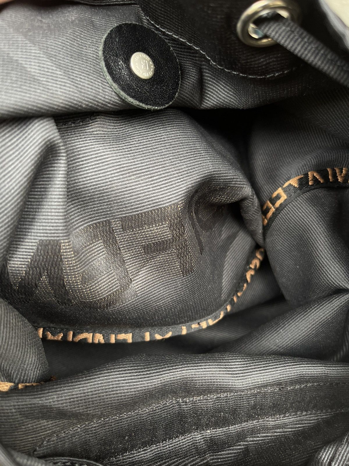 Designer × Fendi × Vintage Roma 1925 Backpack-bag Black X Brown Backpack Size ONE SIZE - 19 Thumbnail