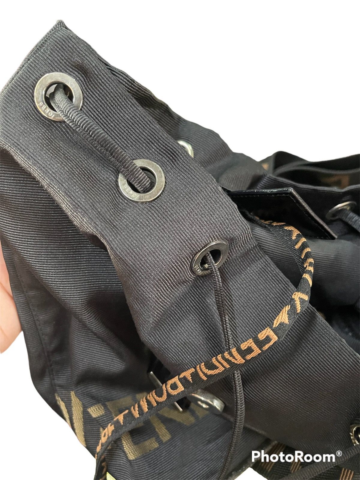 Designer × Fendi × Vintage Roma 1925 Backpack-bag Black X Brown Backpack Size ONE SIZE - 11 Thumbnail