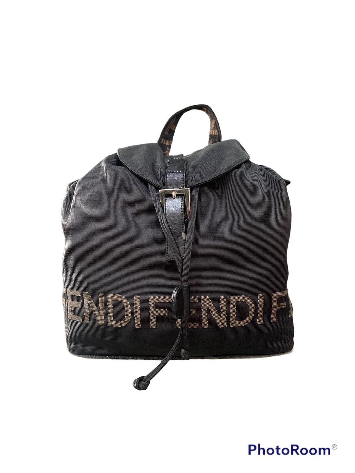 Designer × Fendi × Vintage Roma 1925 Backpack-bag Black X Brown Backpack Size ONE SIZE - 1 Thumbnail