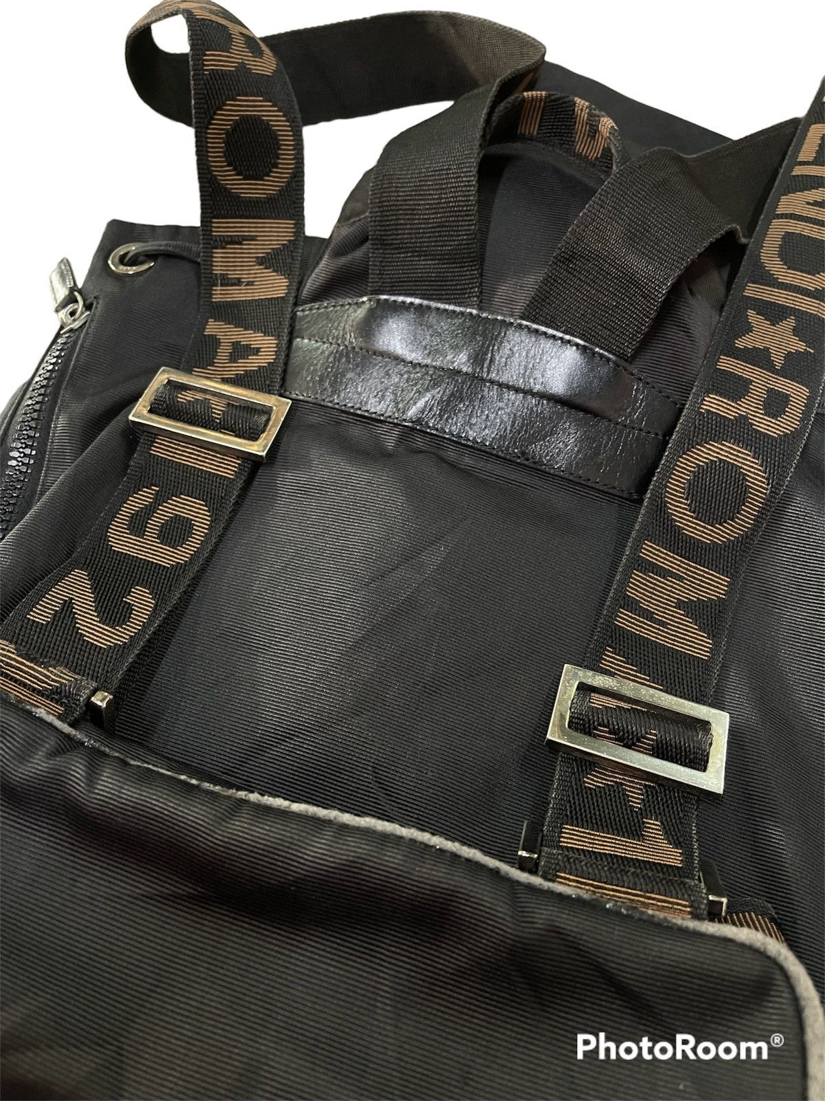 Designer × Fendi × Vintage Roma 1925 Backpack-bag Black X Brown Backpack Size ONE SIZE - 16 Thumbnail