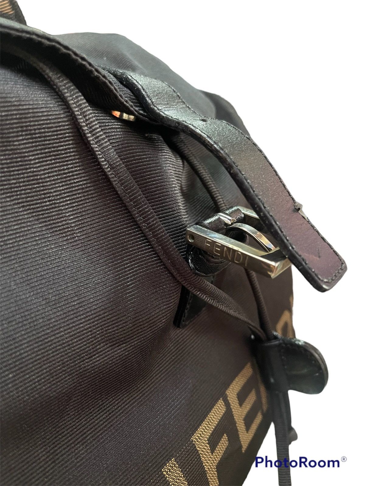 Designer × Fendi × Vintage Roma 1925 Backpack-bag Black X Brown Backpack Size ONE SIZE - 8 Thumbnail