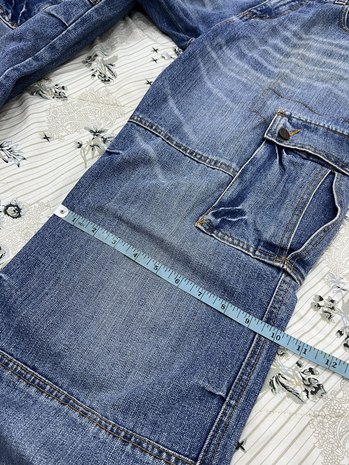 Japanese Brand P. ROMP STREET TACTICAL CARGO JEANS Size US 31 - 11 Thumbnail